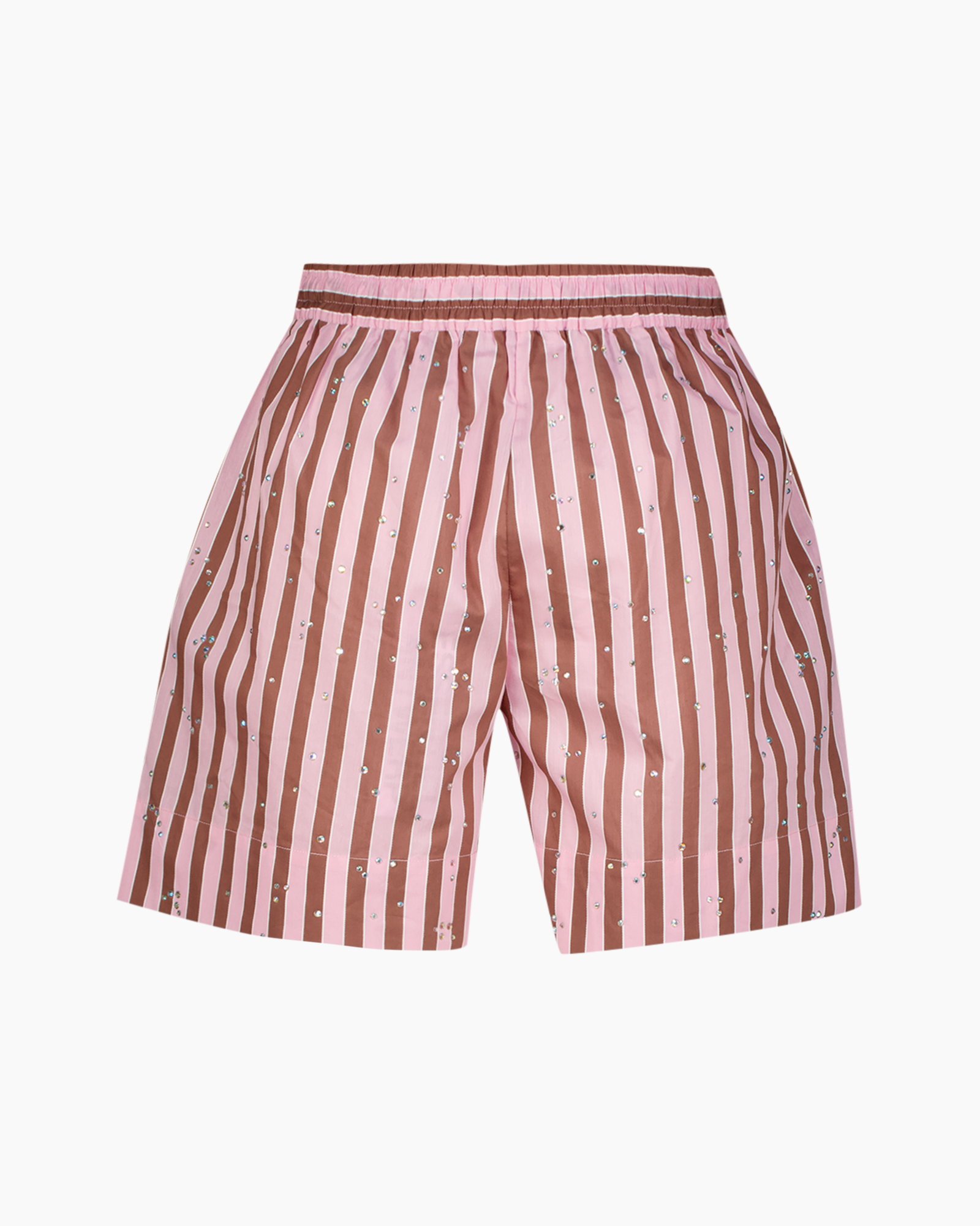 shorts, pink, striped, drawstring, sequins