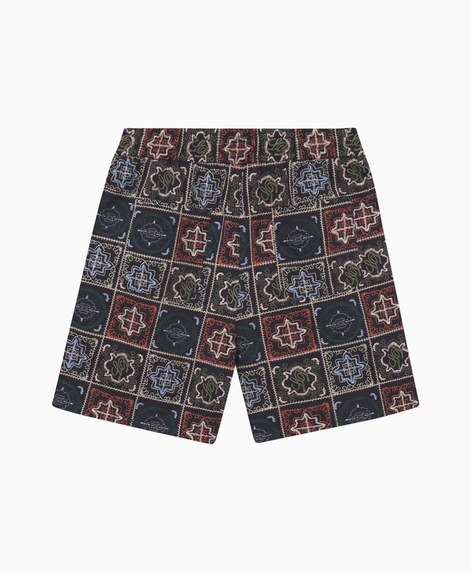 Korte Broek Harry Aoe Tile Zwart