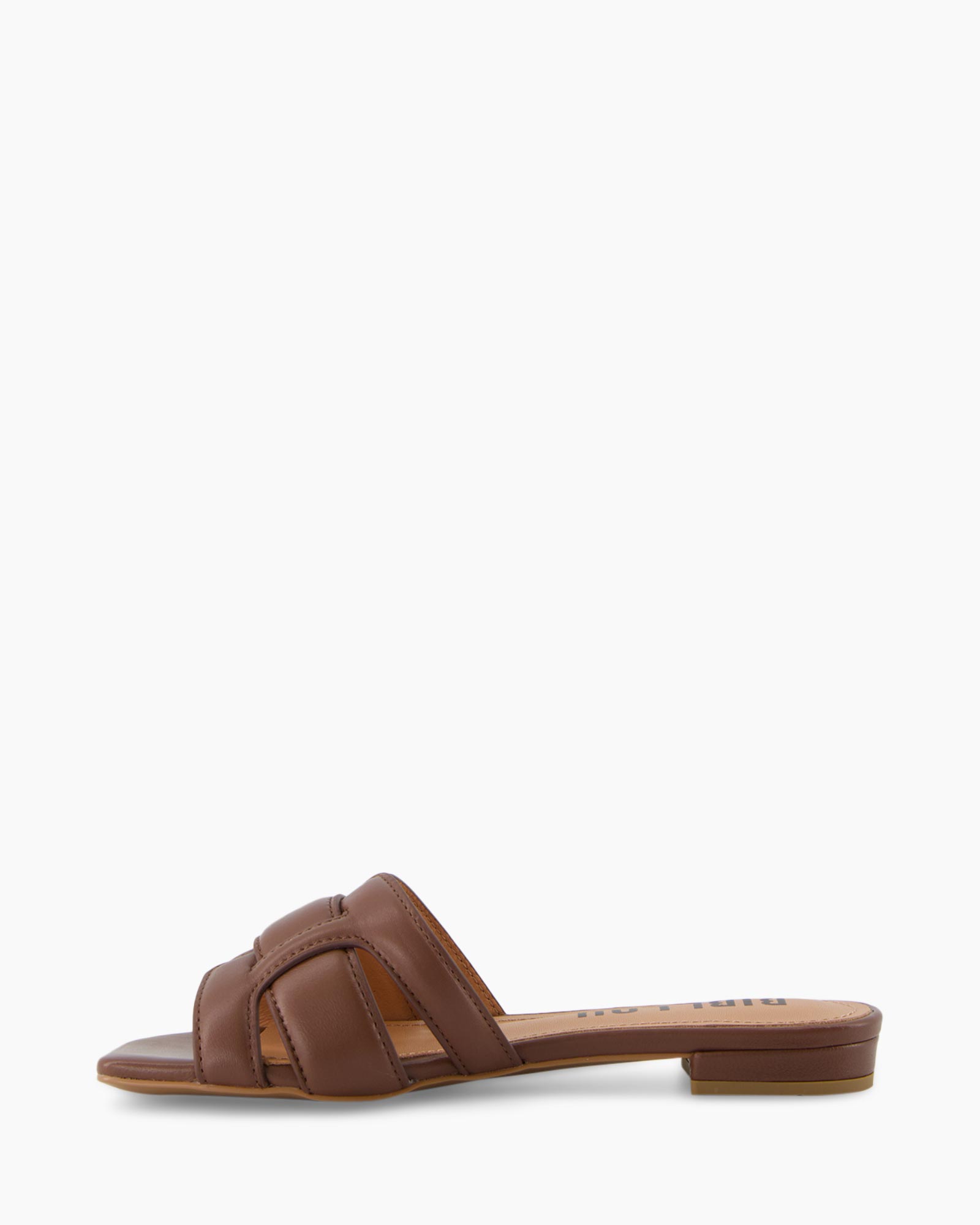 Sandaal Zonder Hak Kid Leather Bruin
