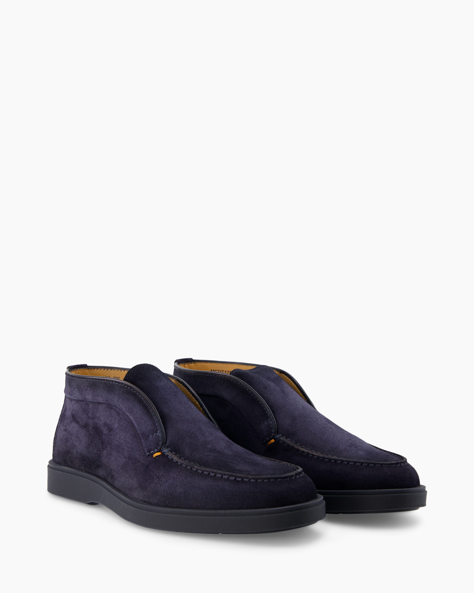 schoen, loafer, suede, nvyblauw, slip-on
