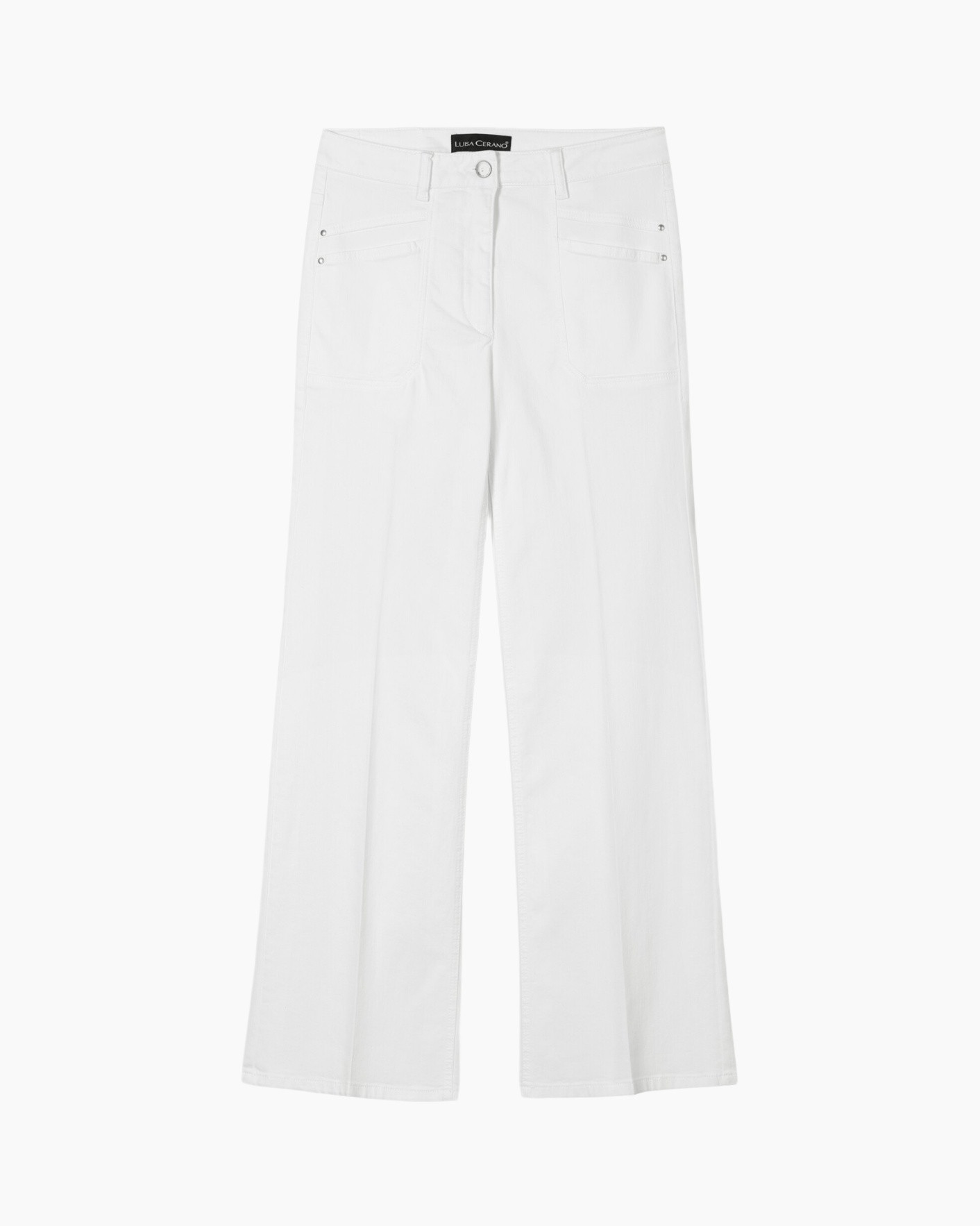pants, white, trousers, linen? cotton?, front pockets