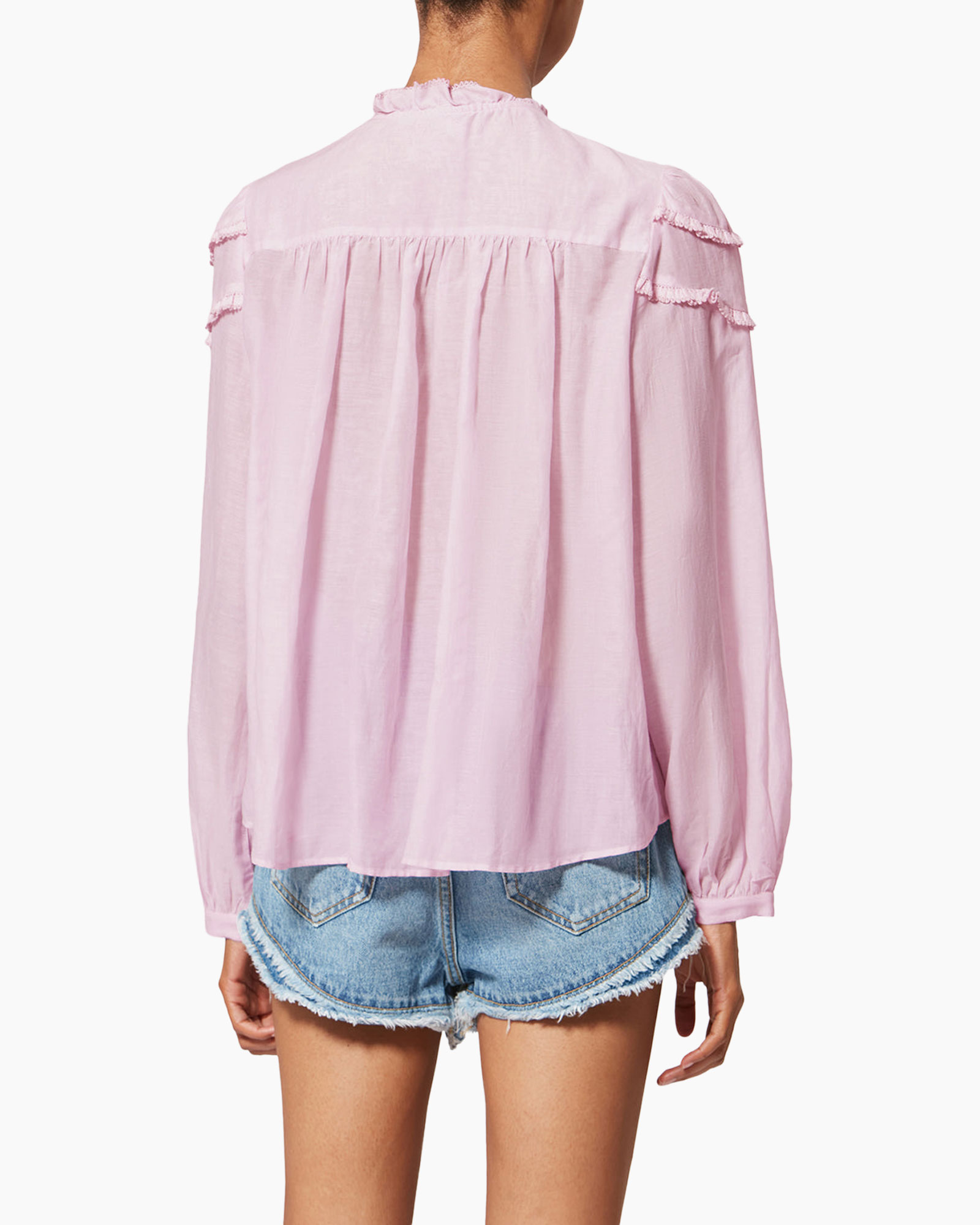 Blouse, Clothing, Shorts