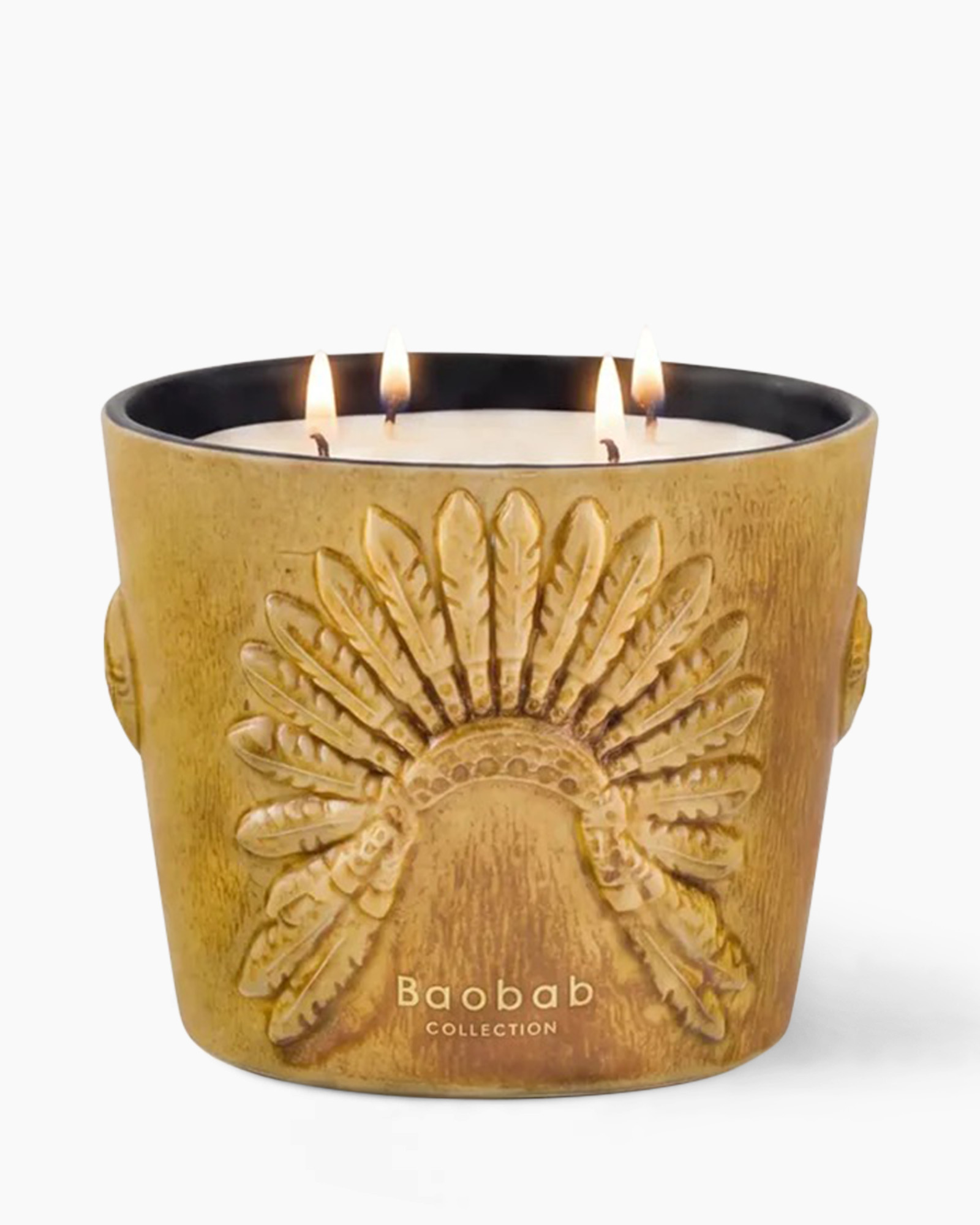 kaars, decoratief, goud, geëmbosseerd, Baobab collectie