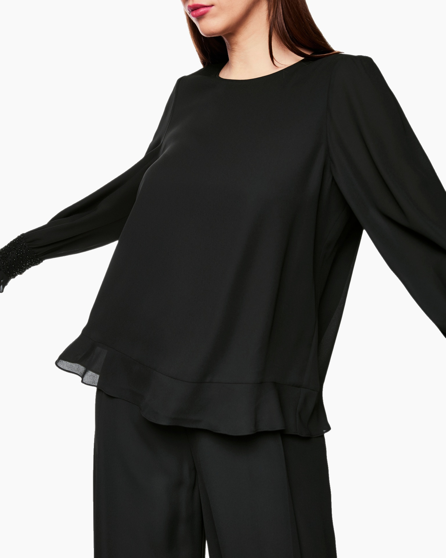 Blouse Zg 51.04 W90 Zwart Blouse Zg 51.04 W90 Zwart