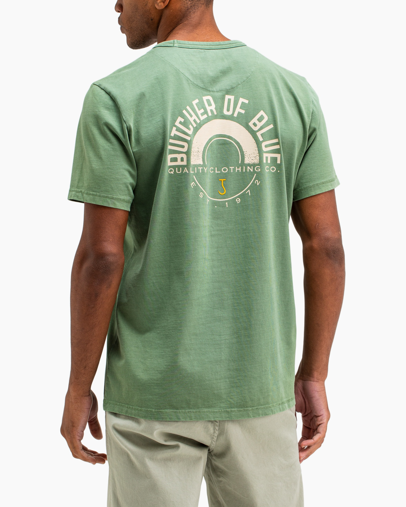 T-shirt Korte Mouw Army Circle Tee Groen T-shirt Korte Mouw Army Circle Tee Groen