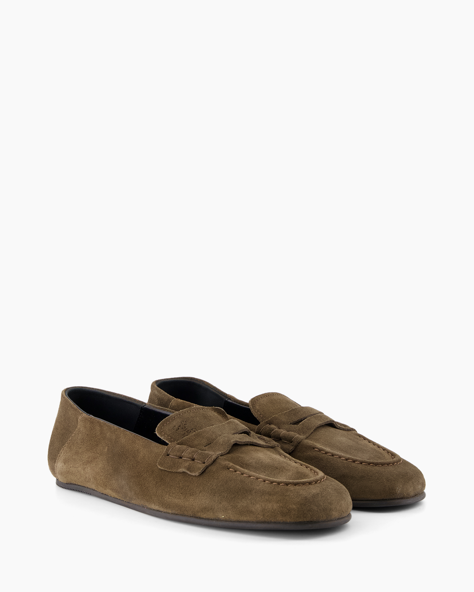 loafers, suede, brown, slip-on, moccasin