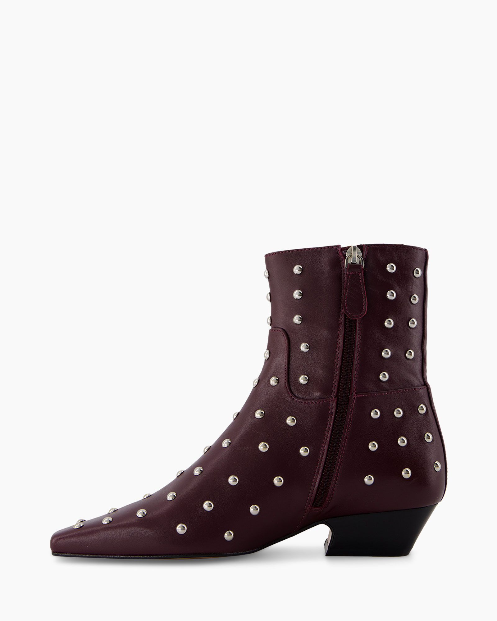 Enkellaars Tl-irene Punk Nap Bordeaux