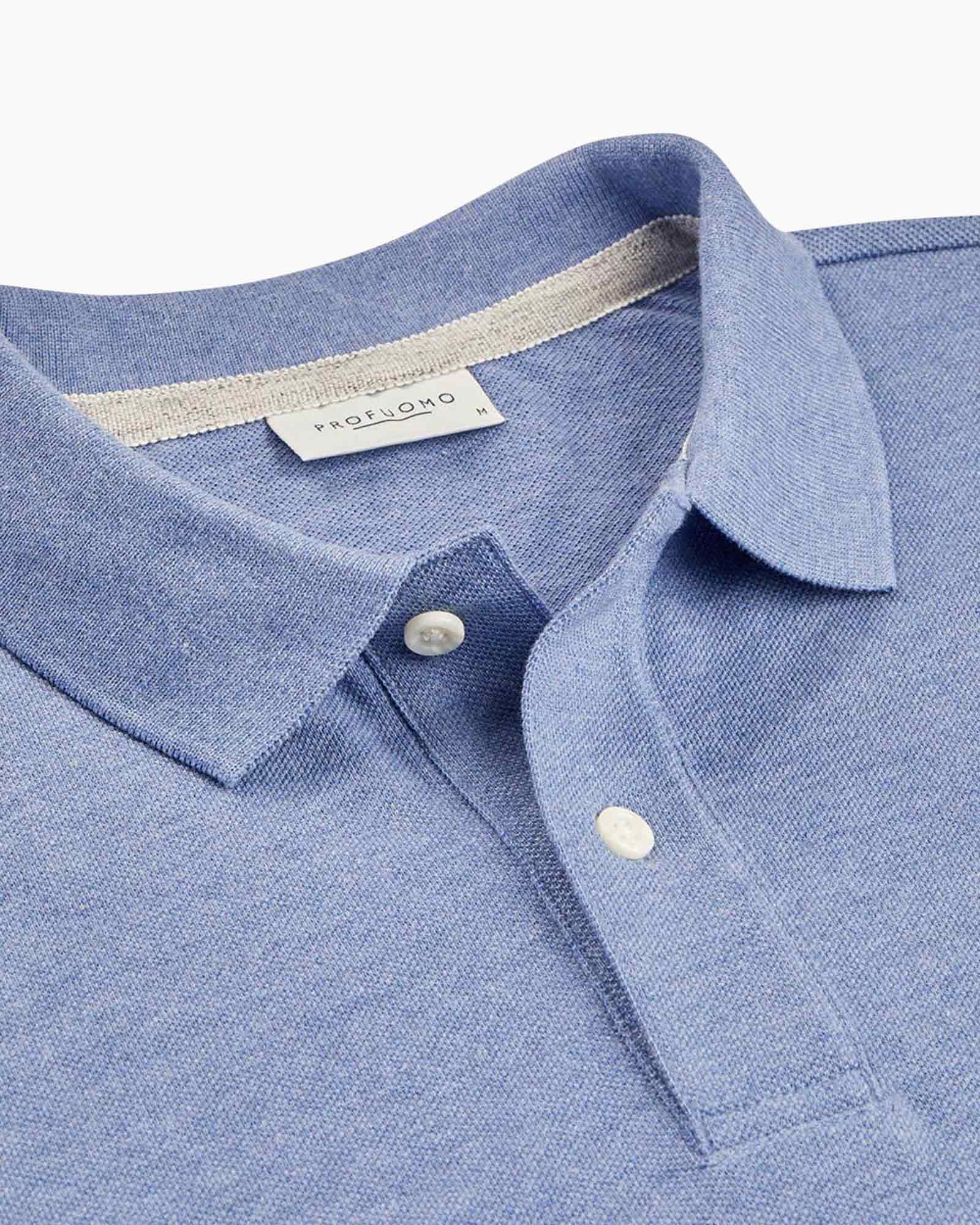 Polo  Ss Blu Blauw