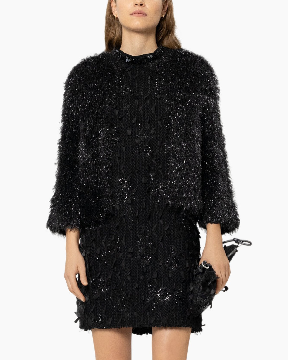 Trui 438029/5354-0 Zwart dessin