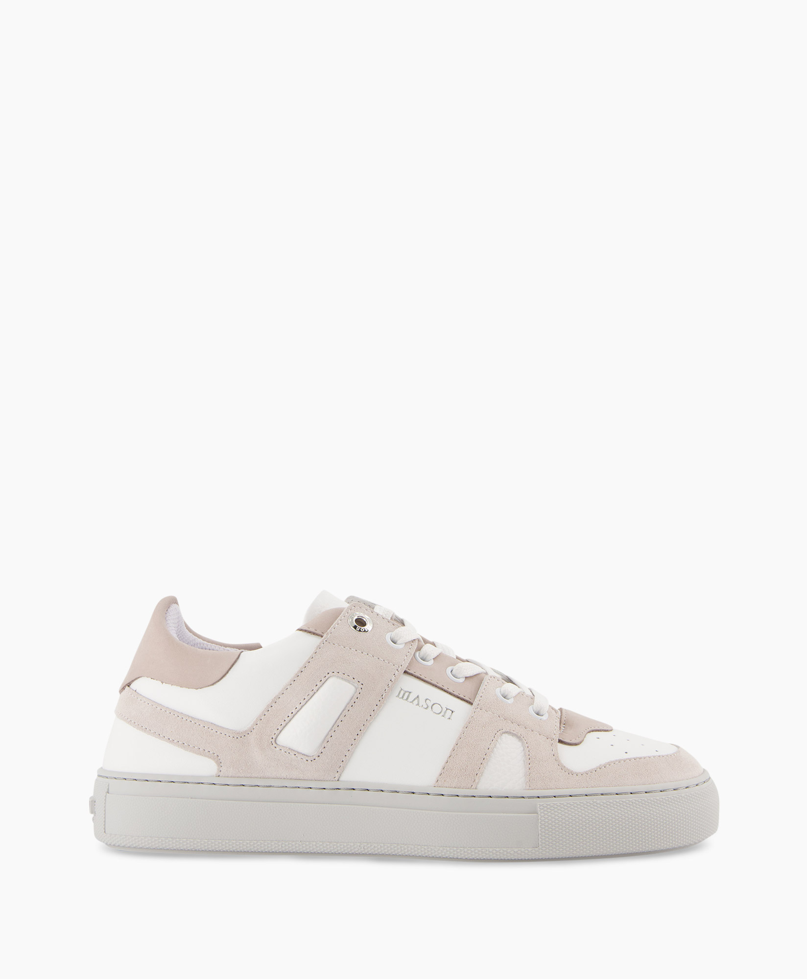 Mason Garments Sneaker Sneaker Bari White Grijs