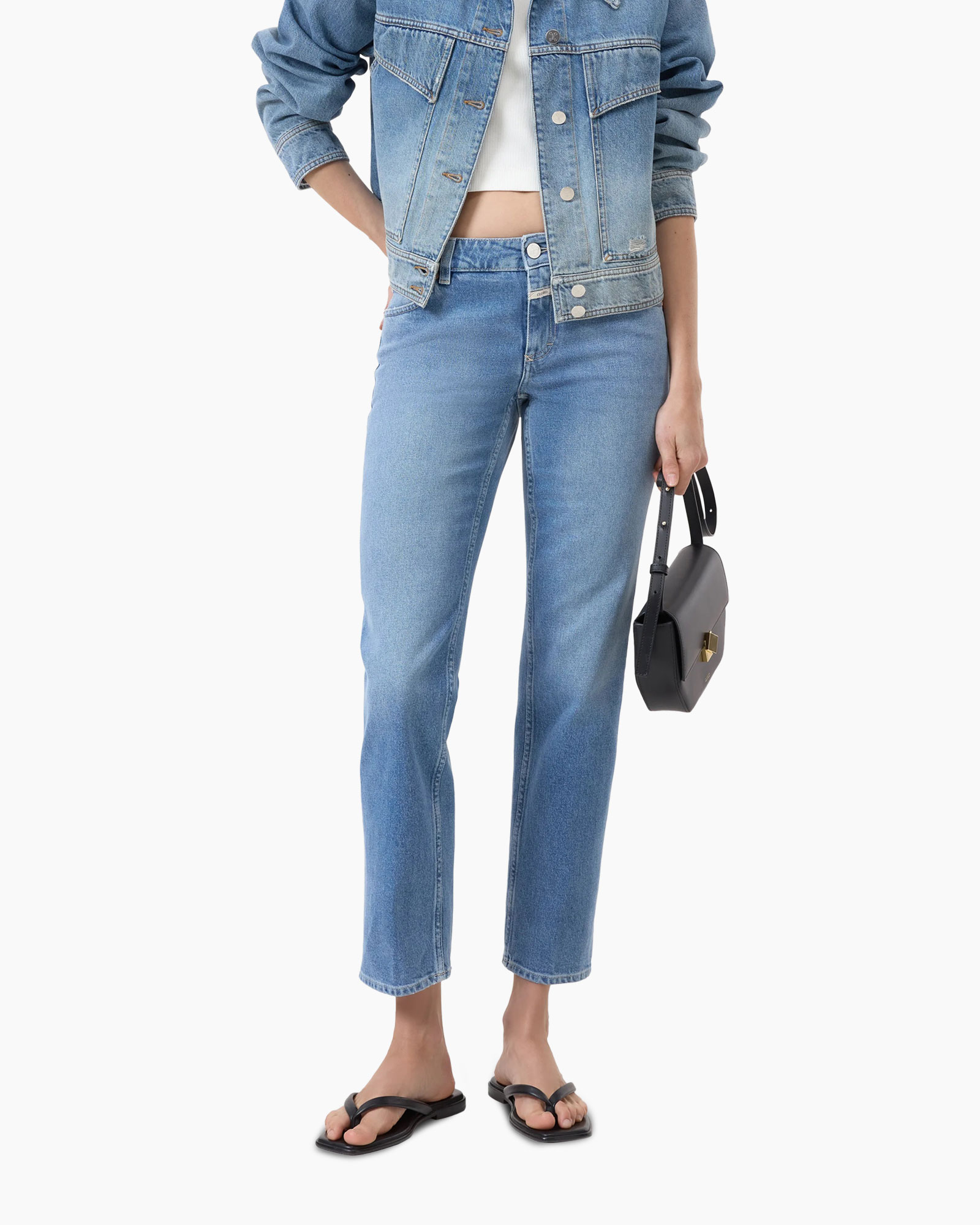 Jeans Junna midden blauw