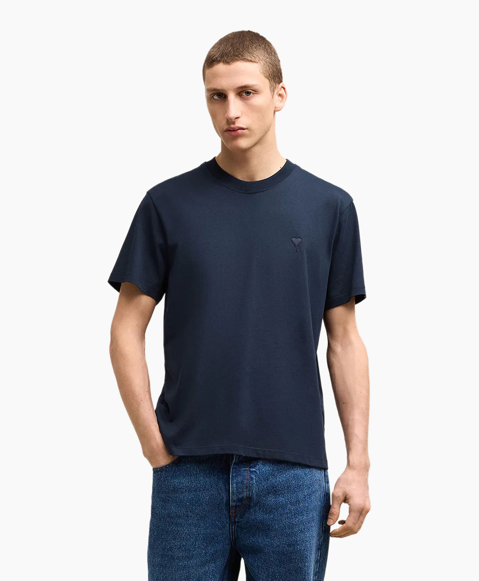 T-shirt Korte Mouw Ami De Coeur T-shirt Donker Blauw