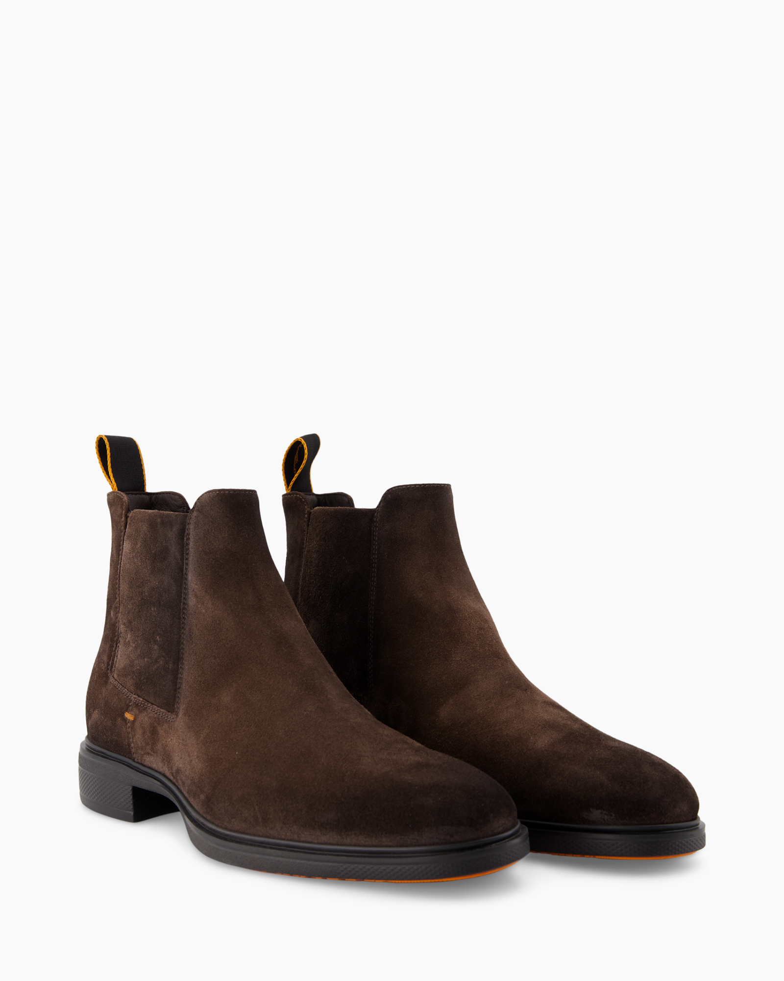 enkellaars, chealsea laars, suede, bruin, slaapkop