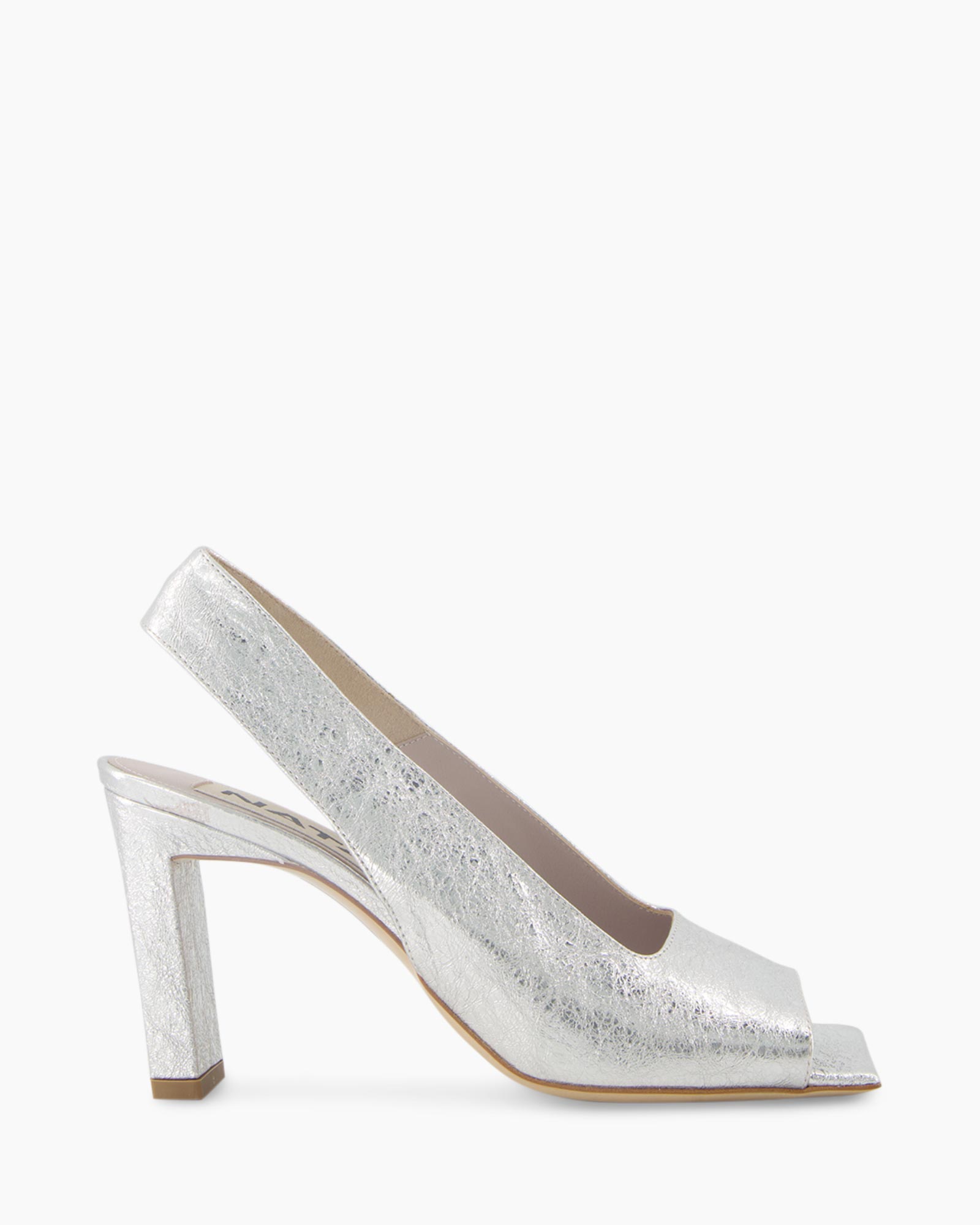 Pump Slingback  Zilver