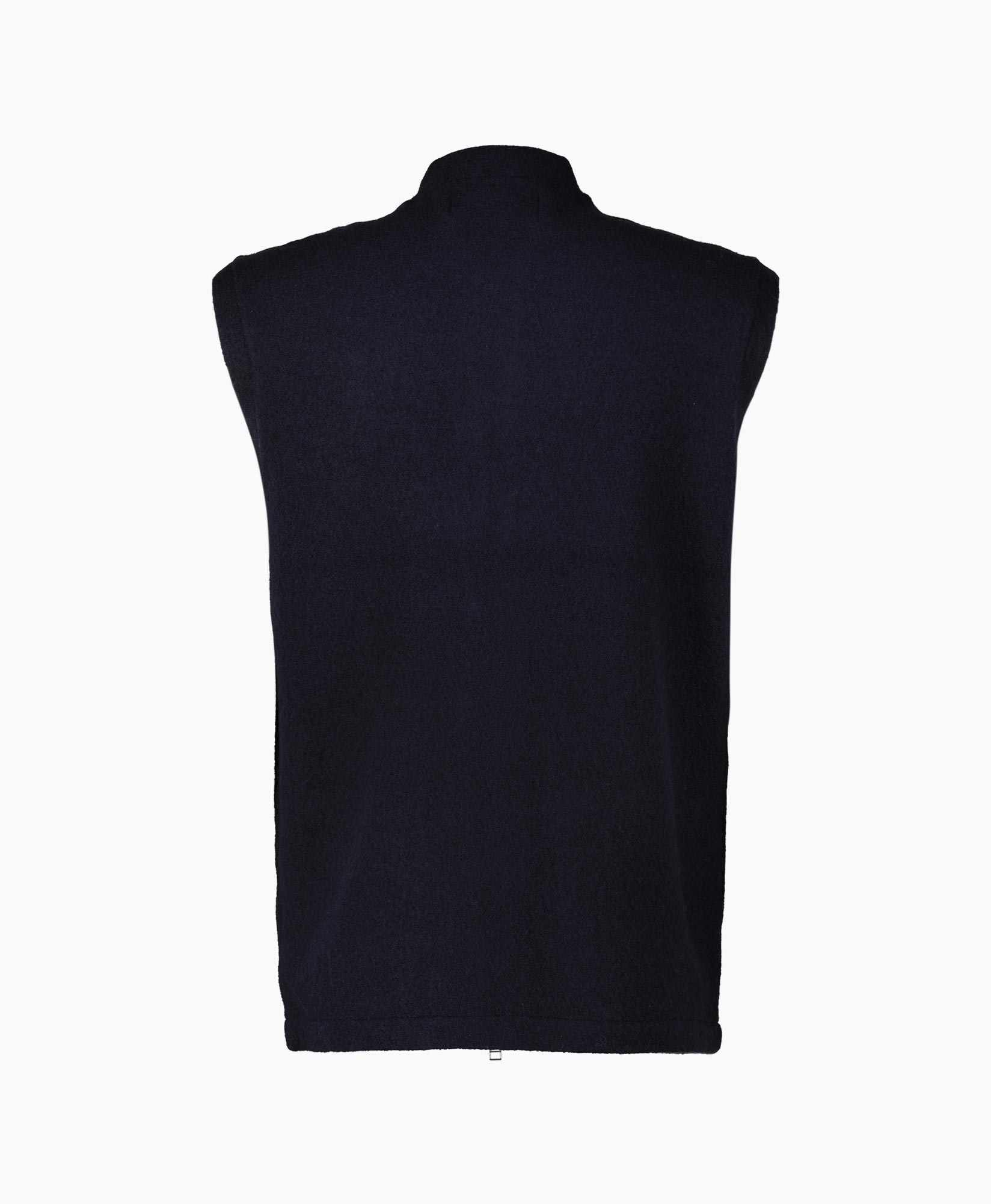 Nn07 Vest Boiled Zip Vest 6398 Donker Blauw