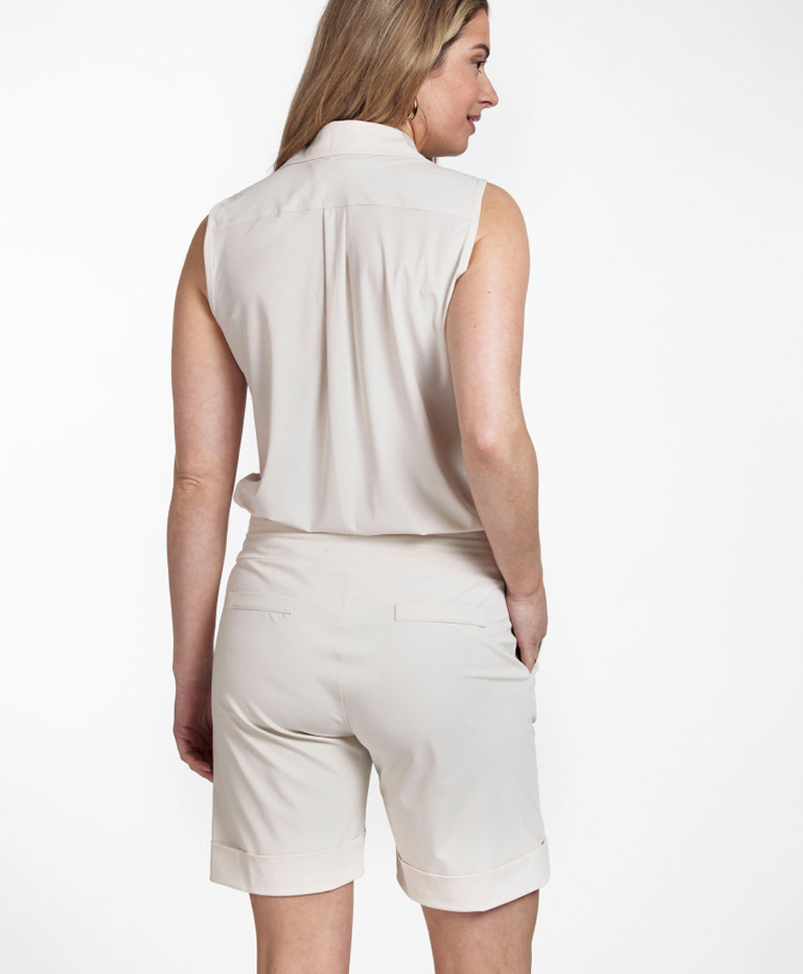 Studio Anneloes Broek City Bermuda Off White
