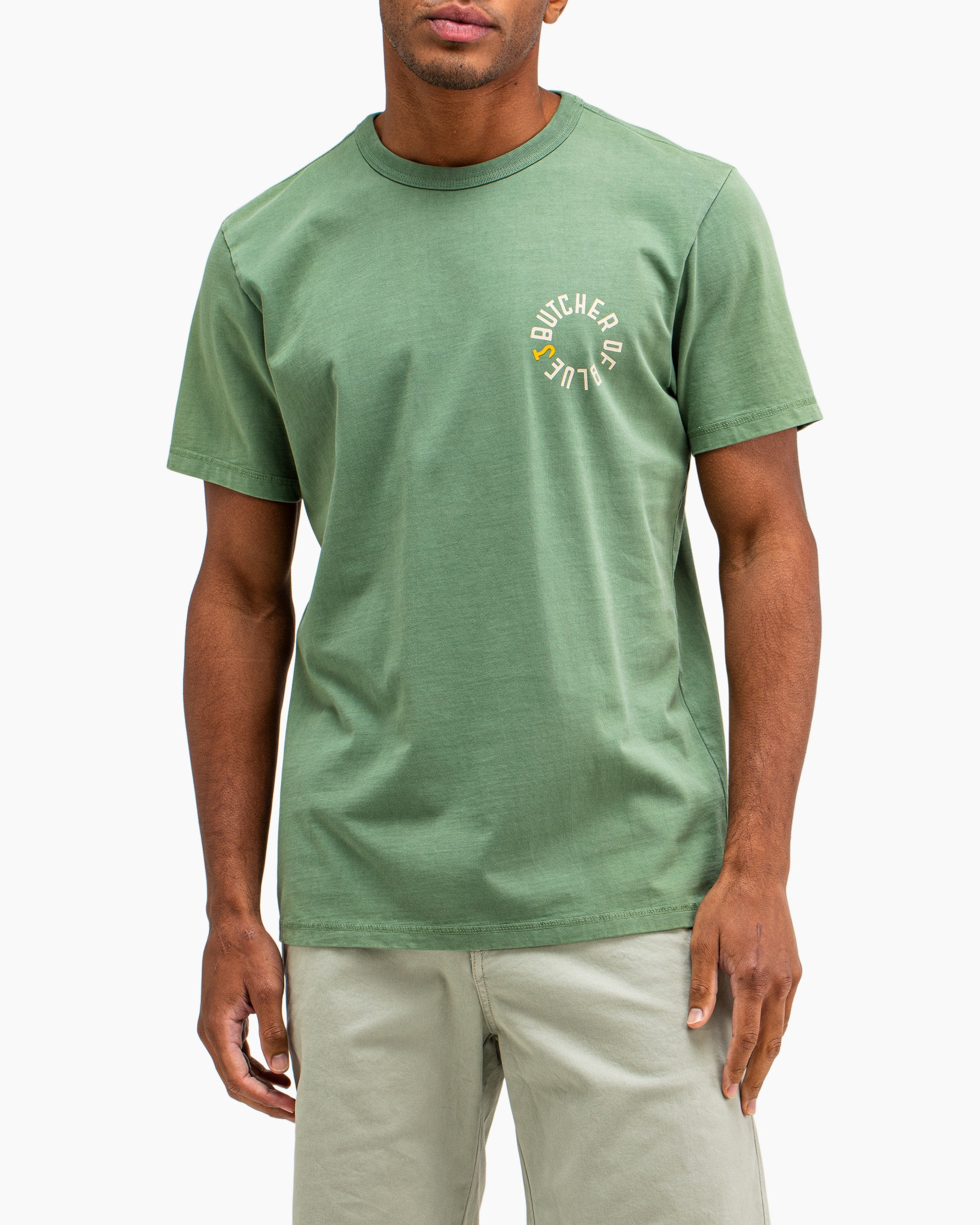T-shirt Korte Mouw Army Circle Tee Groen