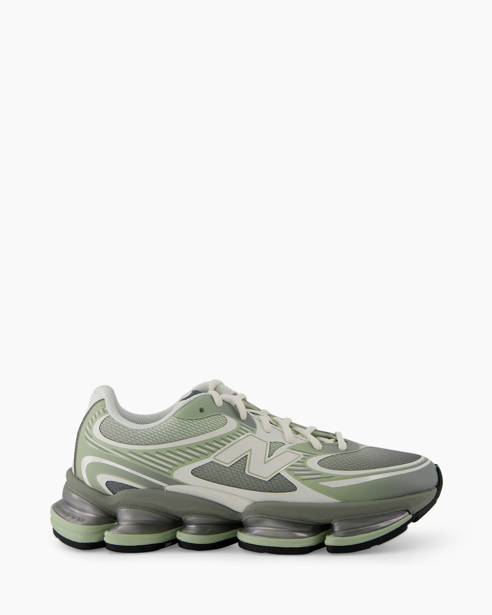 sneaker, sneaker, mesh, groen, meerkleurig
