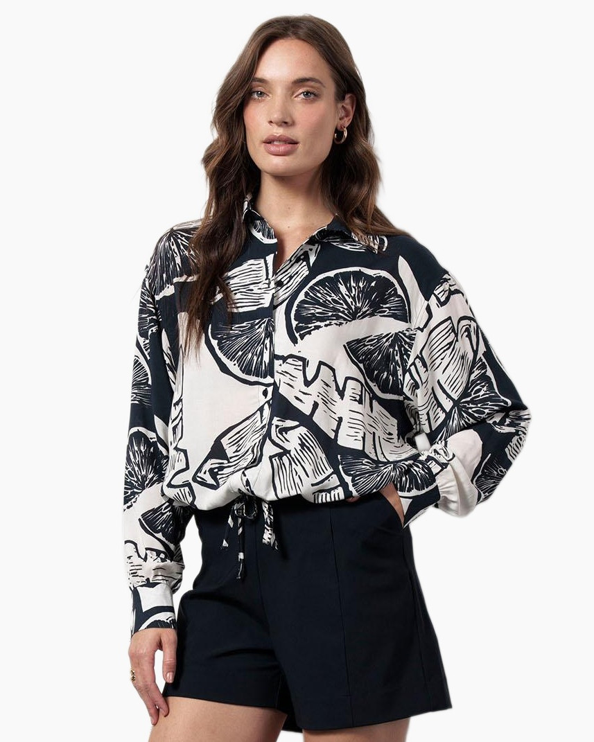 Blouse Dio Orange Blouse Ecru