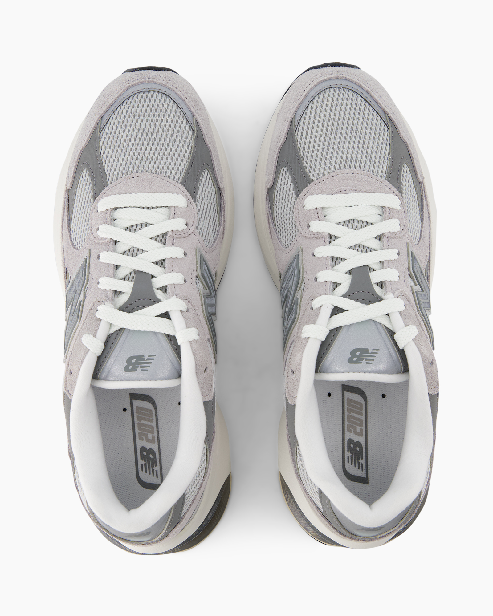 sneakers, sportschoenen, mesh, veters, grijs