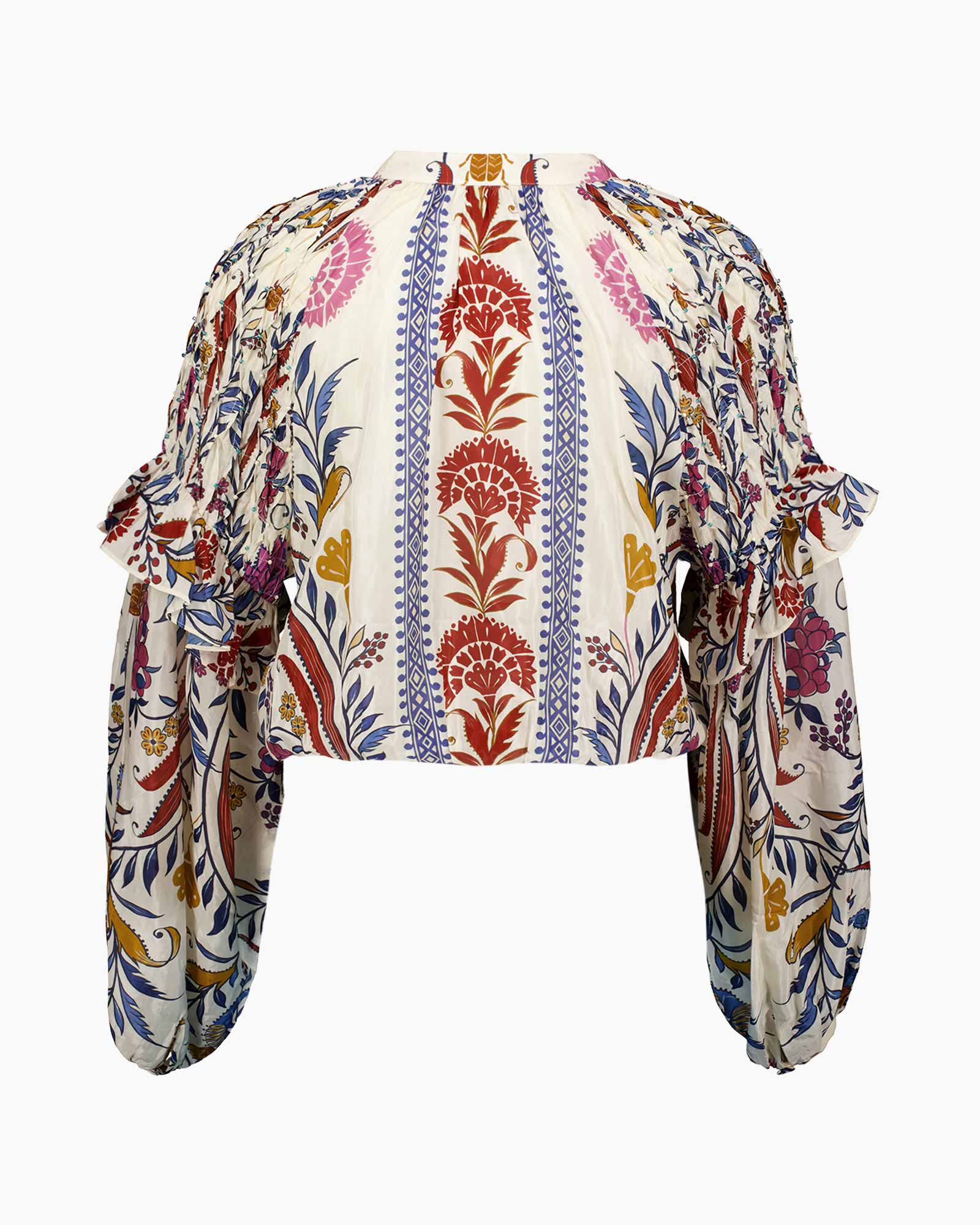 Blouse Romantic Lightness Long Sleeve Ecru