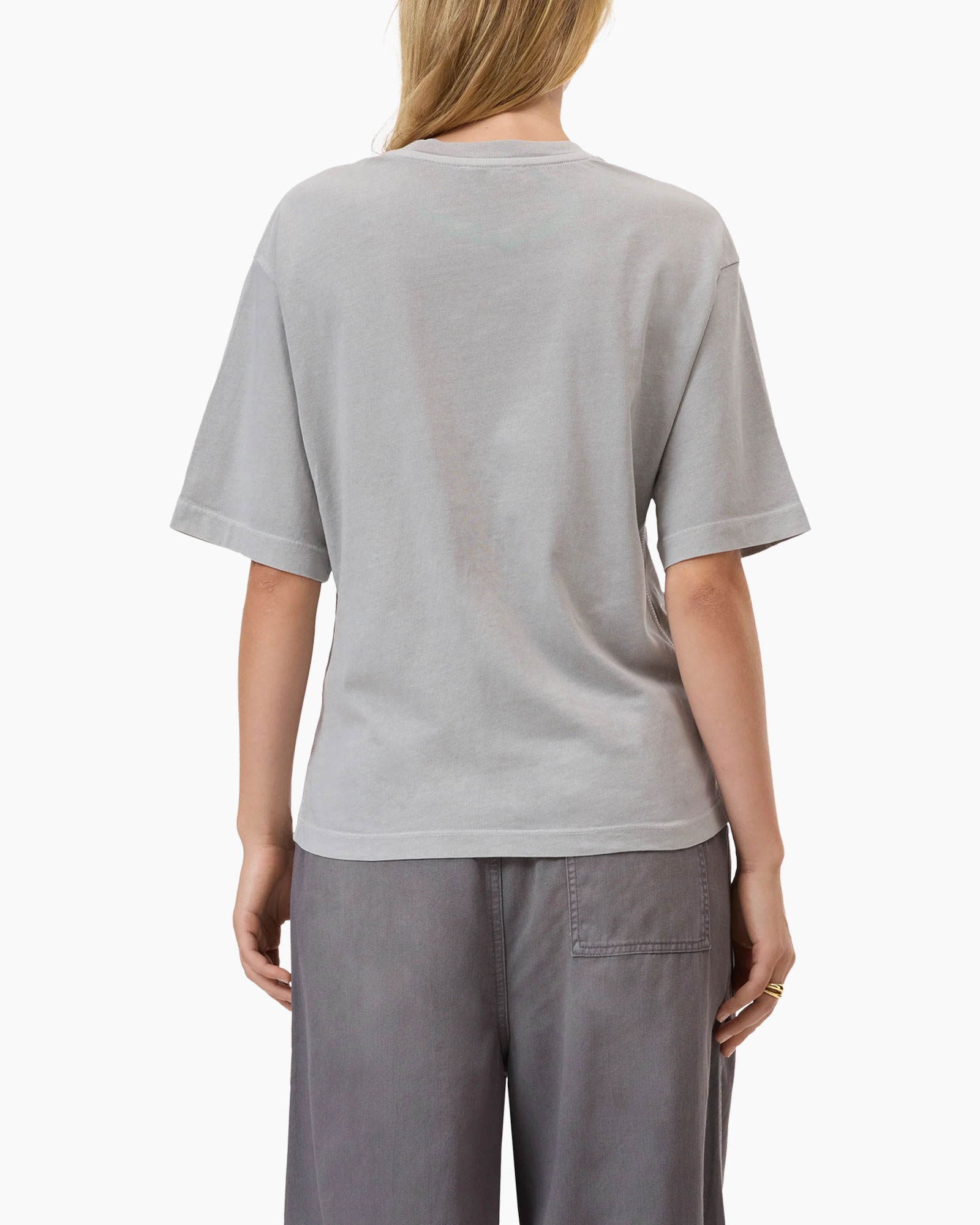 T-shirt Korte Mouw Relaxed Grijs