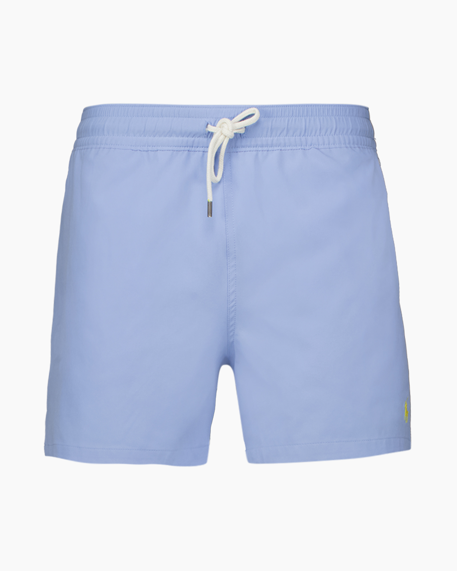 zwemshorts, touwsluiting, elastische taille, lichtblauw, effen