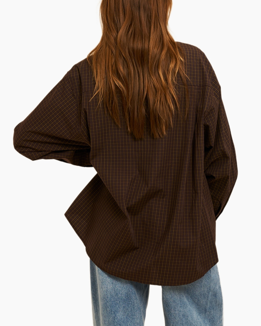 Coat, Blouse, Long Sleeve, Jeans, Person