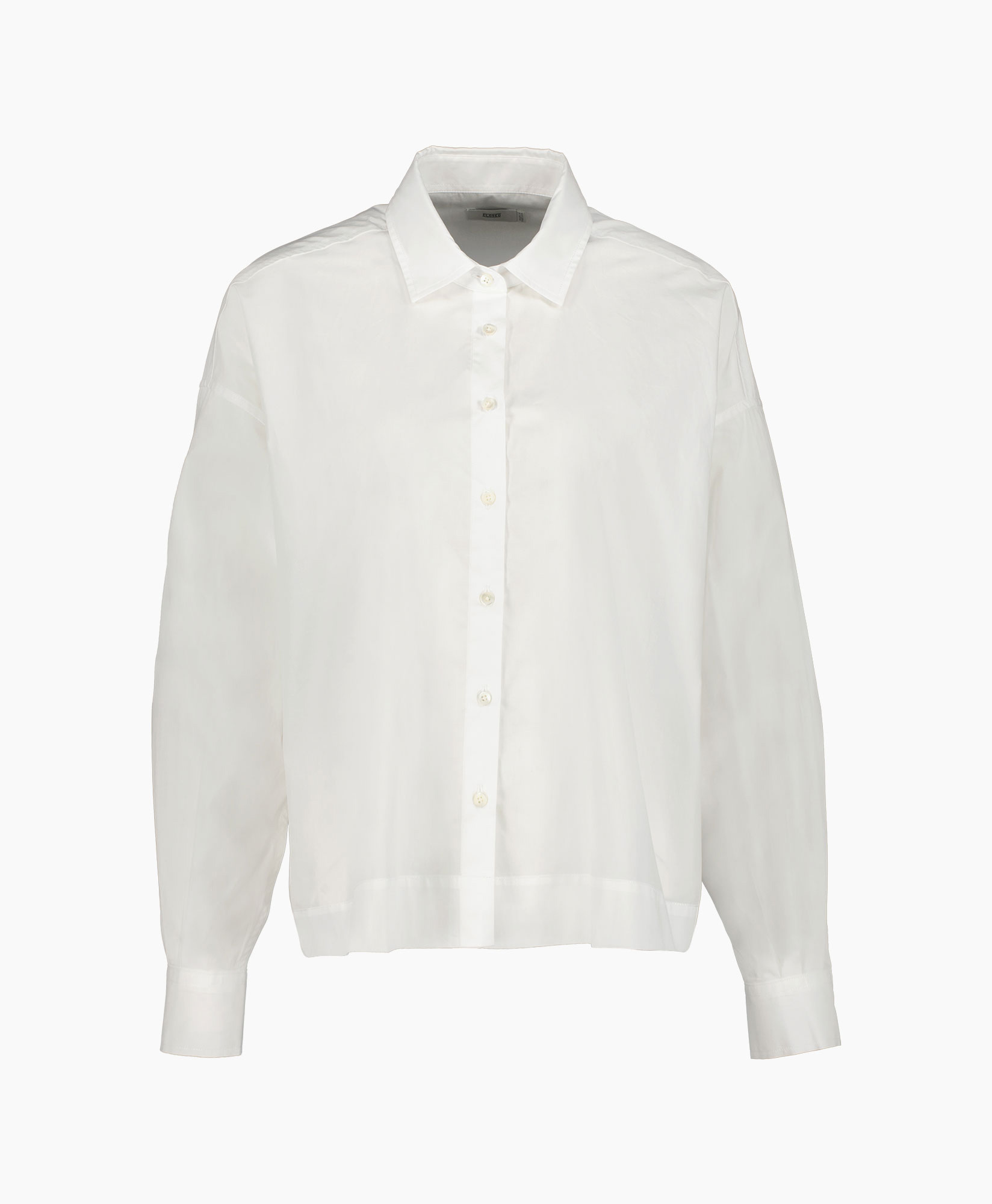 Closed Blouse Gathered Shirt Wit