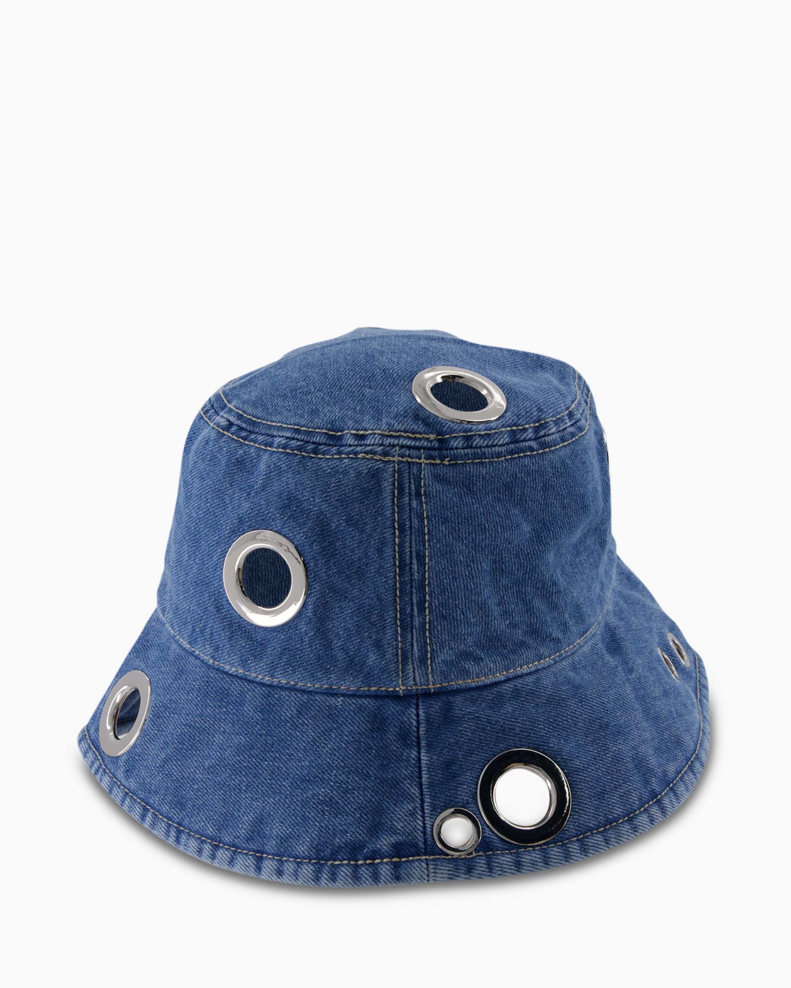 Hoed Bucket Hat midden blauw