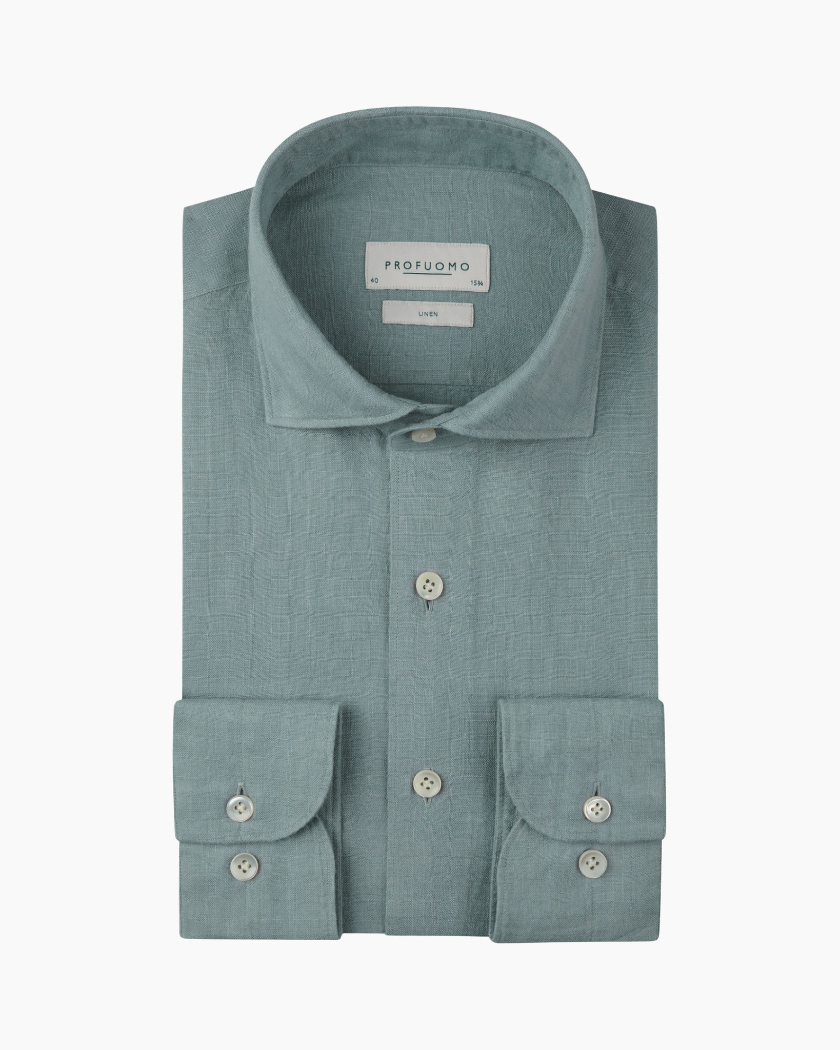 shirt, linen, long sleeve, button-down, collar
