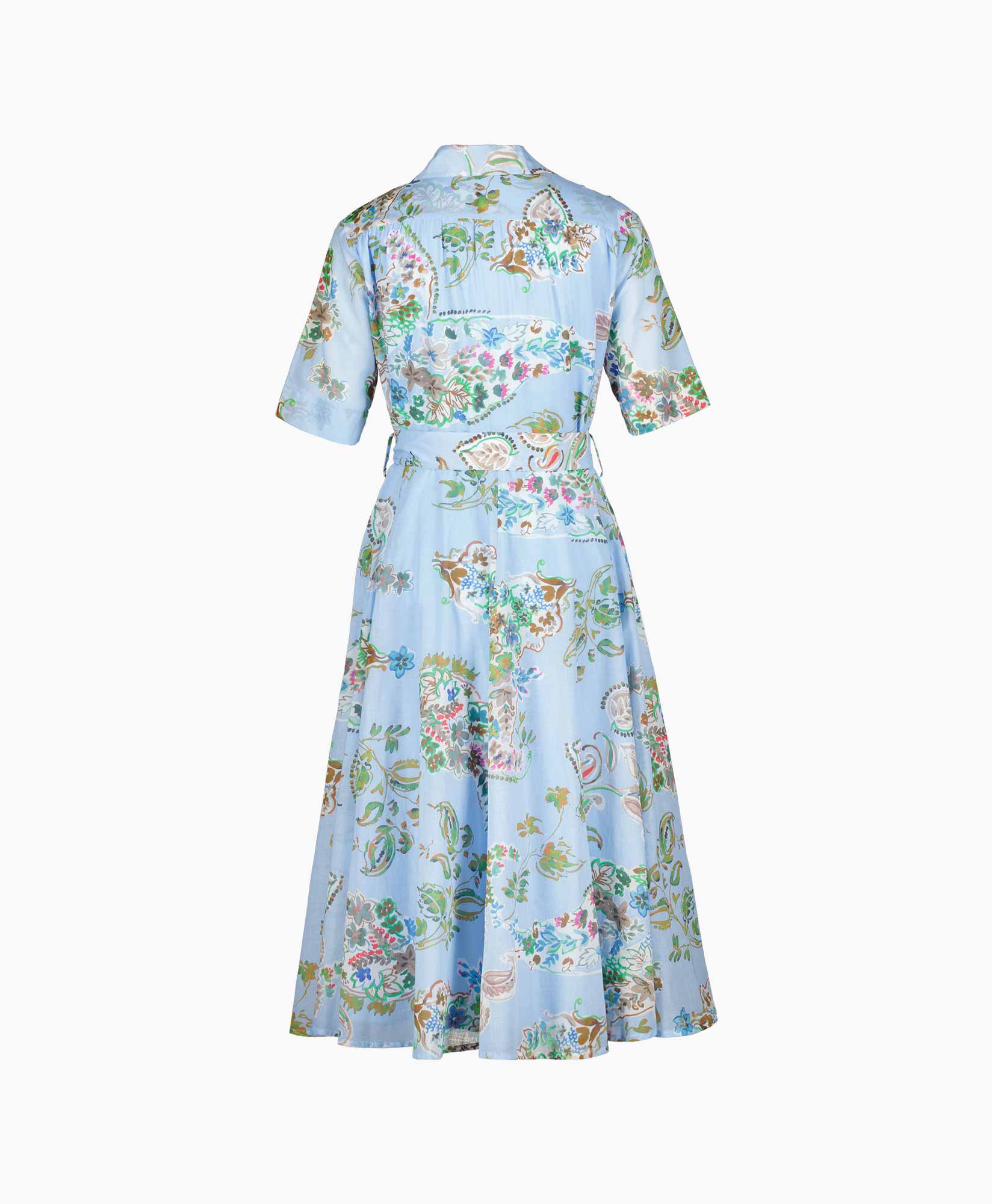 Riani Jurk 346690-4129 Blauw dessin