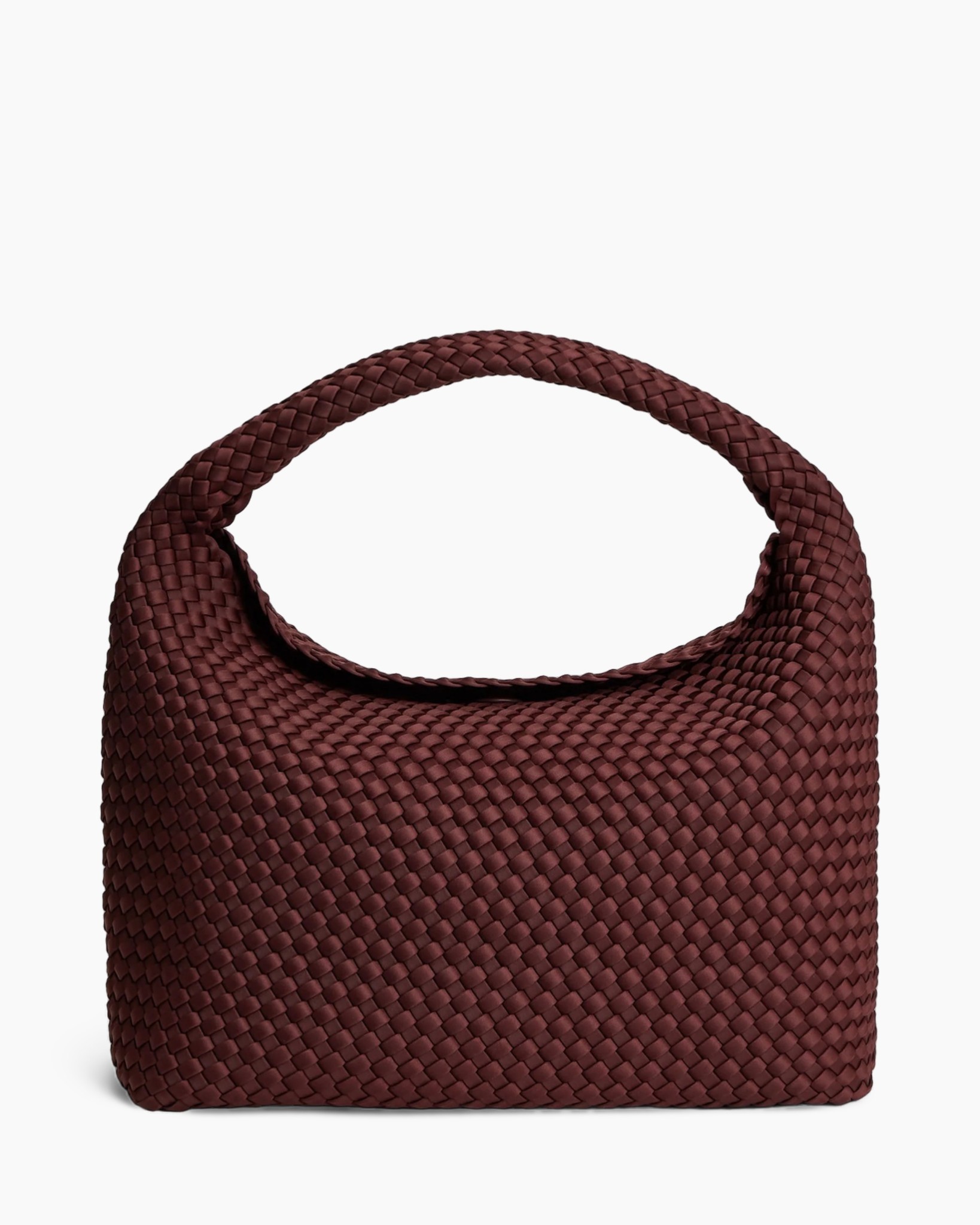 gewoven, tas, handtas, donkerrood, textuur