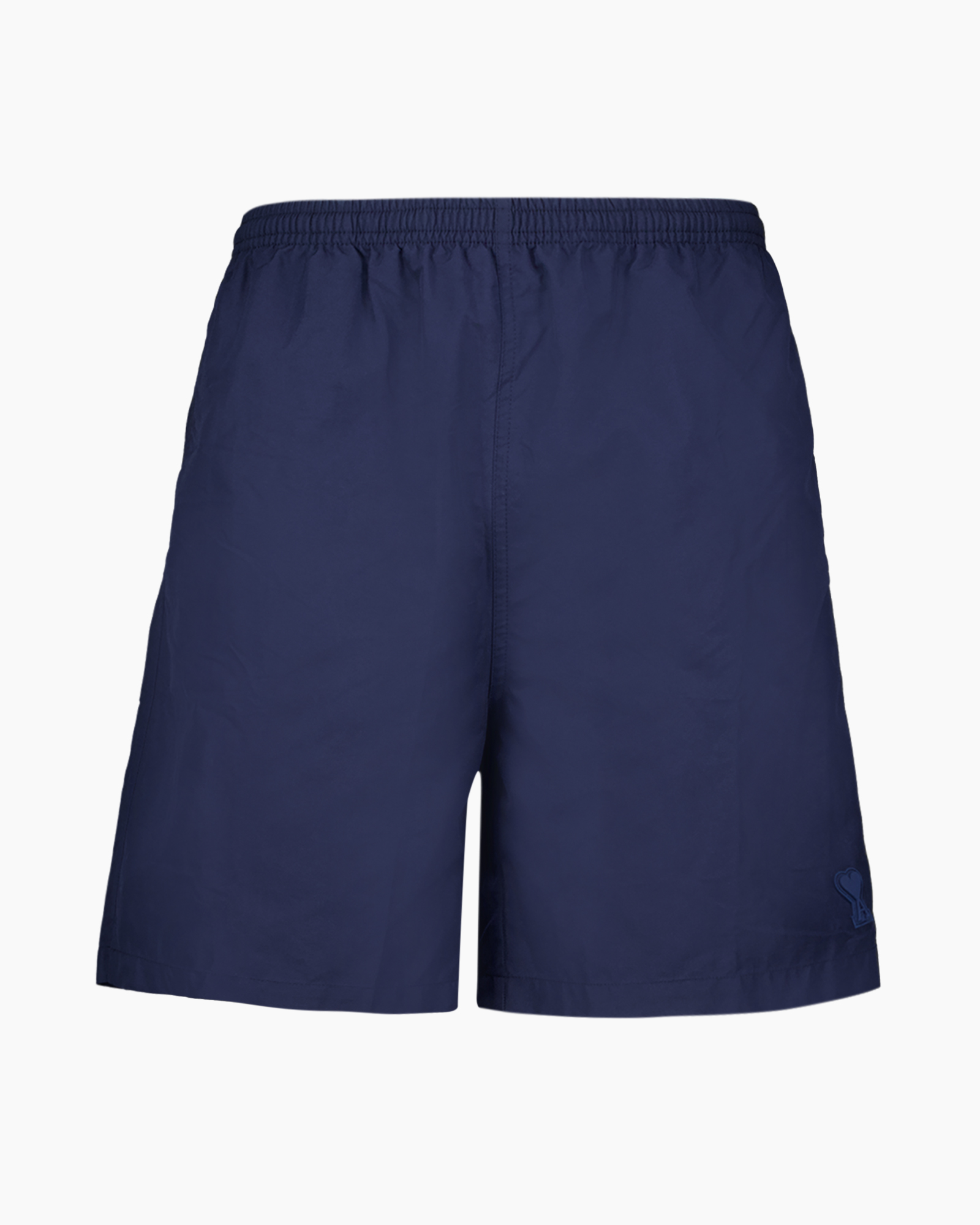 shorts, zwembroek, marineblauw, elastische taille, eenvoudig