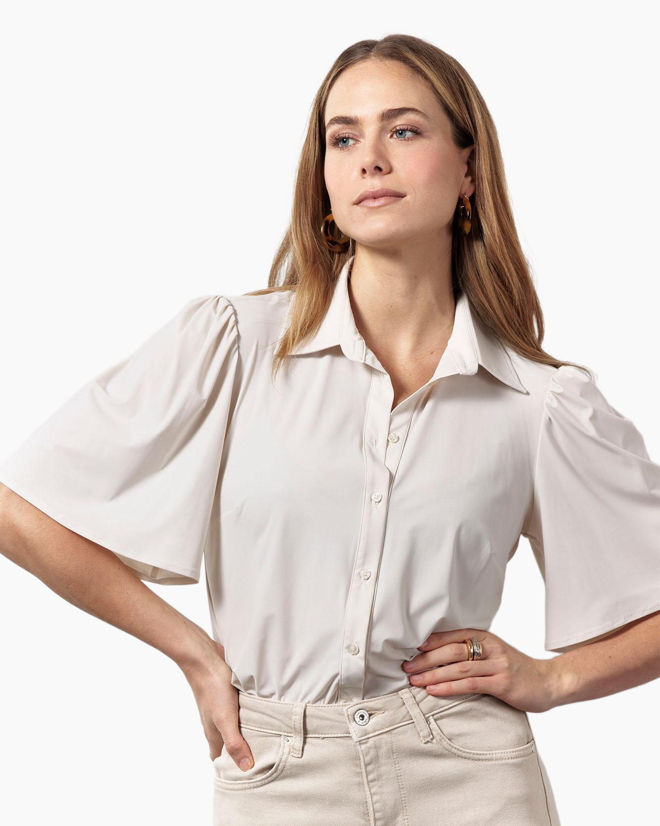 Blouse Poppy Butterfly Blouse Off White