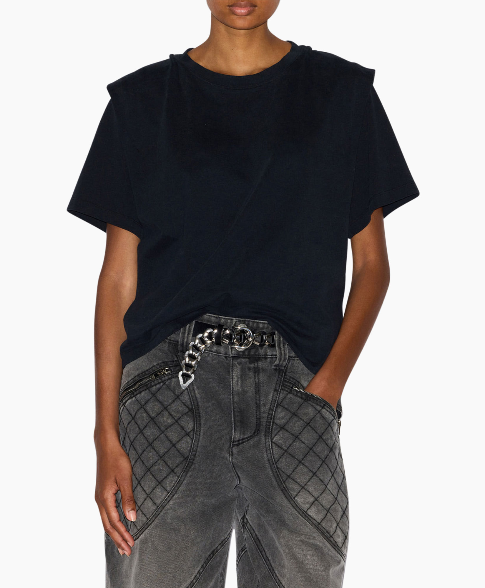 T-shirt Korte Mouw Zelitos-ga Zwart