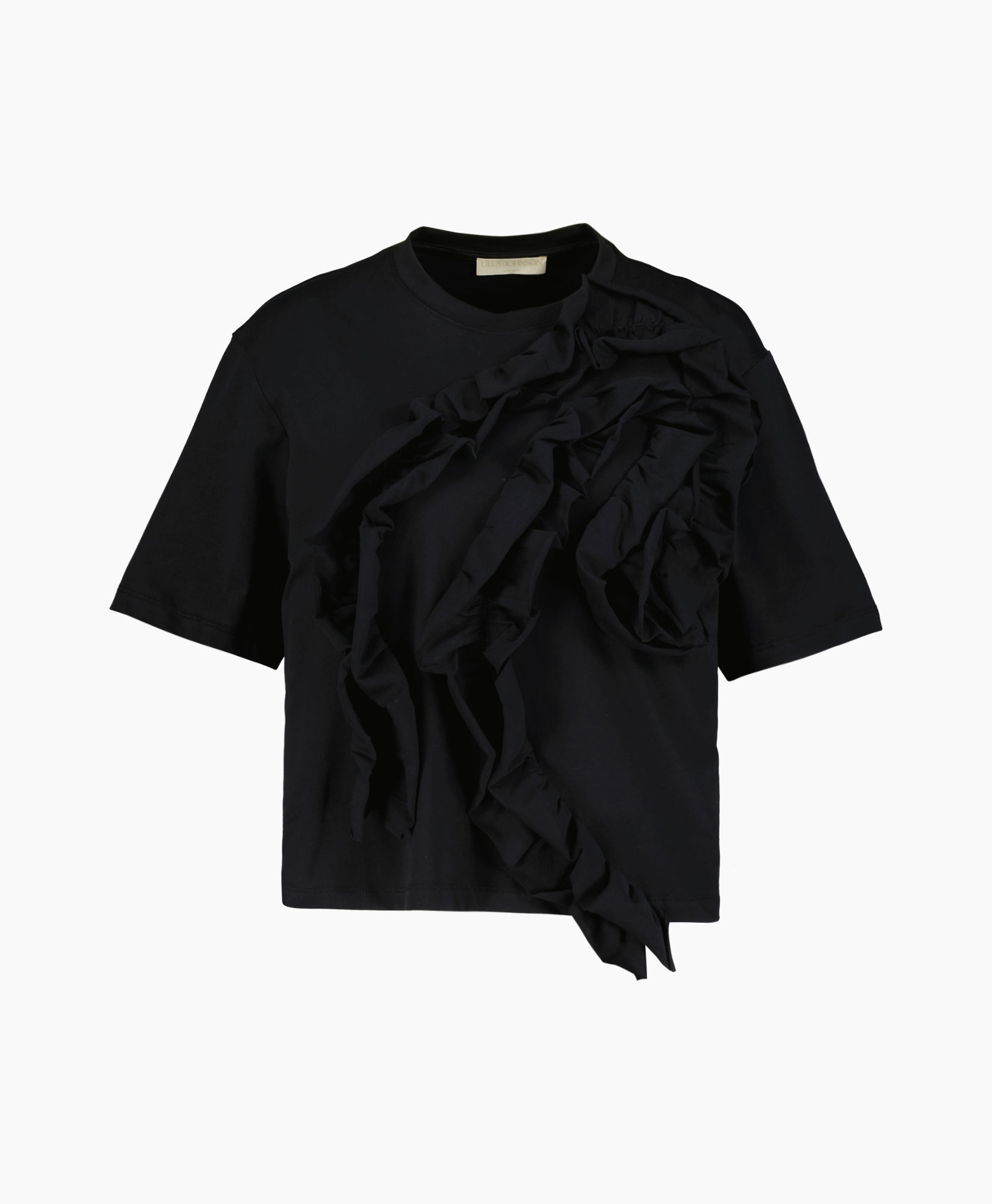 T-shirt Korte Mouw Aris Zwart