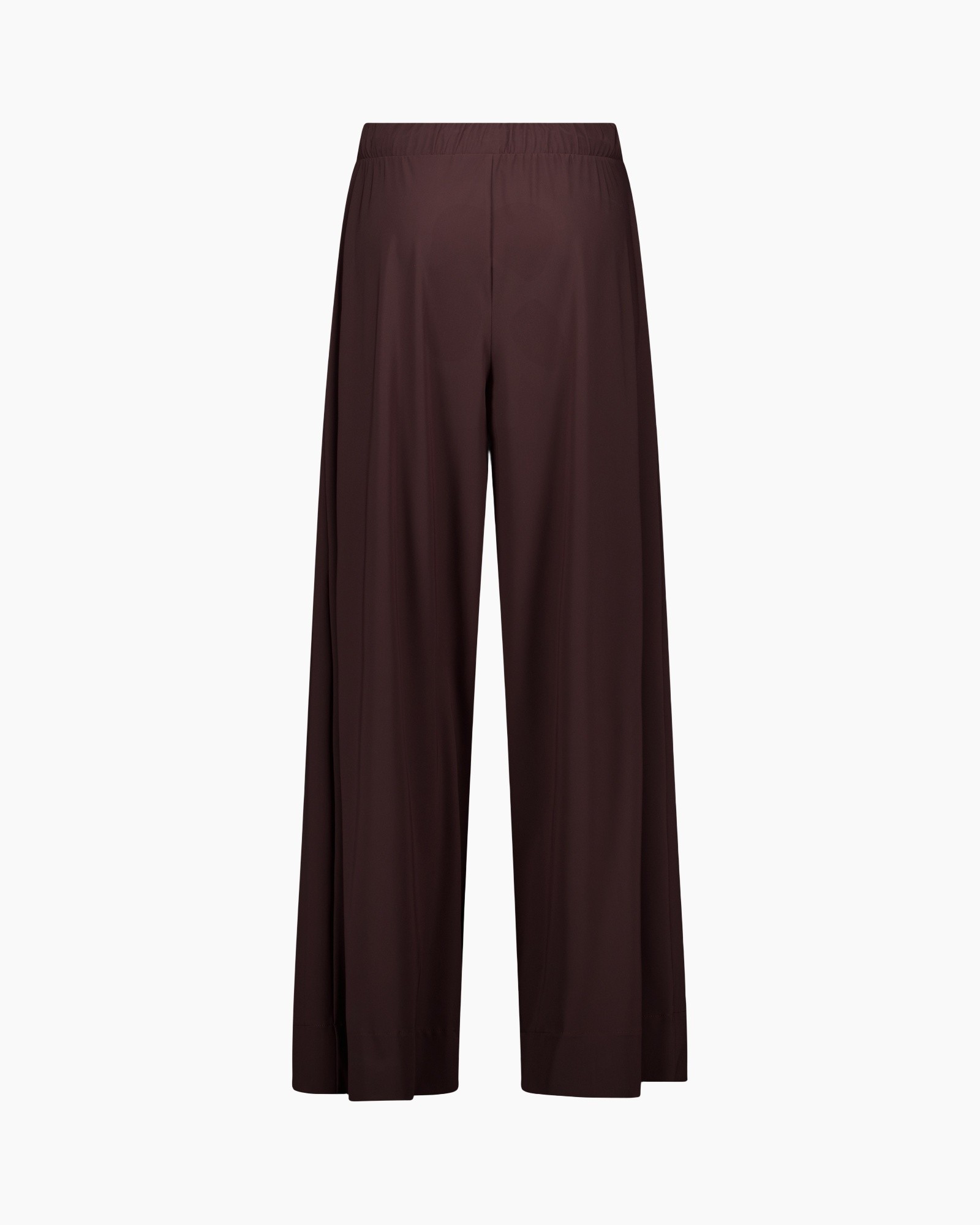broeken, wijd, palazzo, bordeaux, elastische- taille