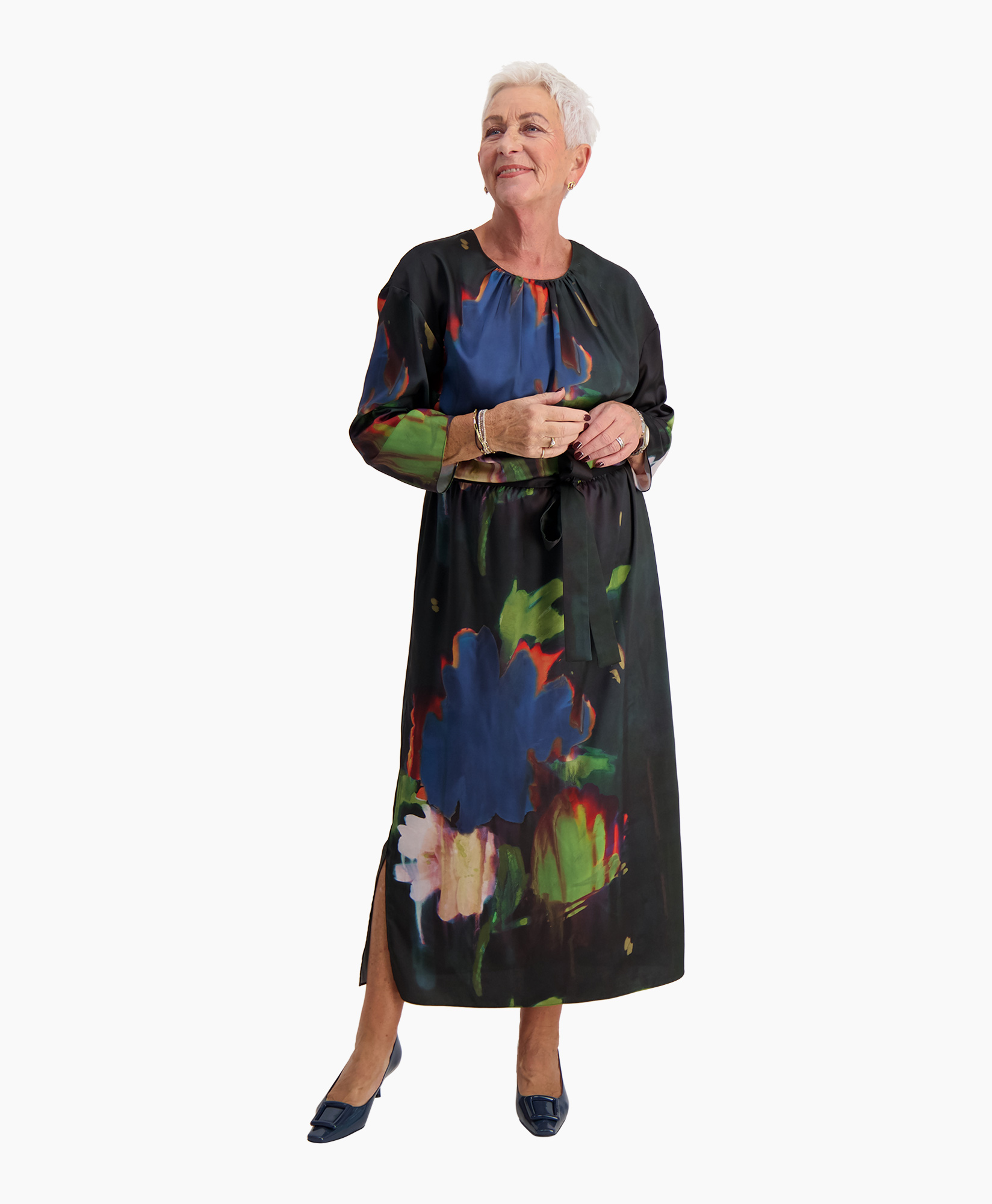 Midi Jurk Bicky-j5ap06 Groen