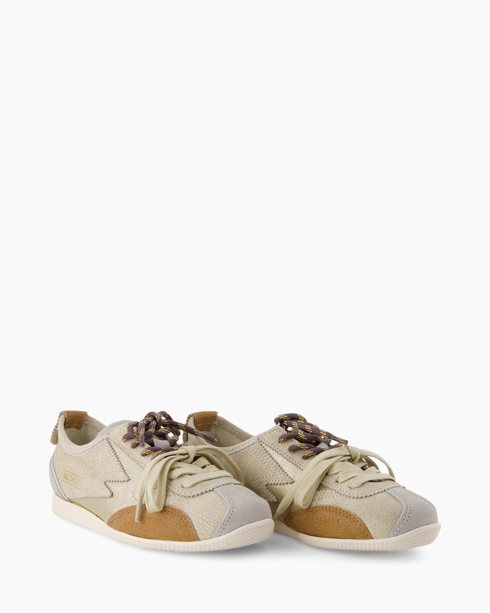 sneakers, casual shoes, beige, suede, lace-up