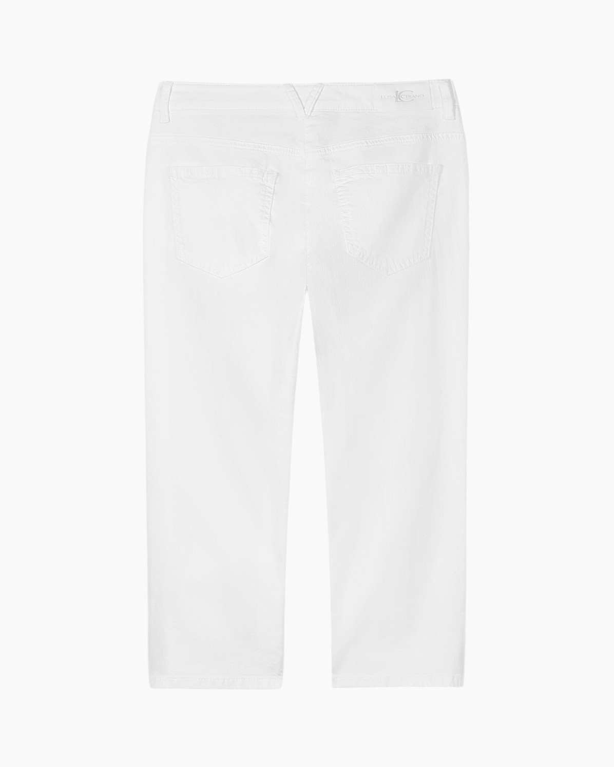 pants, white, jeans, back view, two pockets