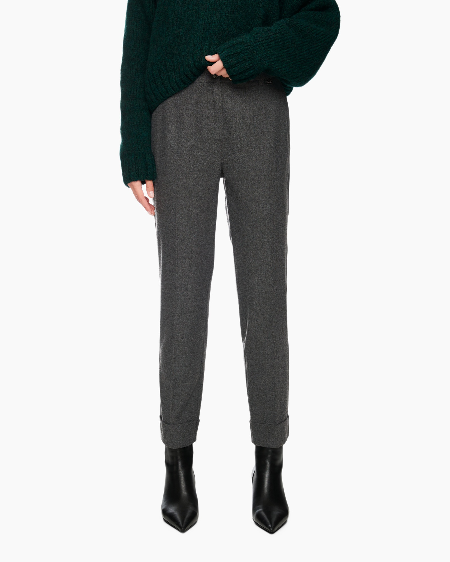 Broek Zp 81.02 W78 Donker Grijs