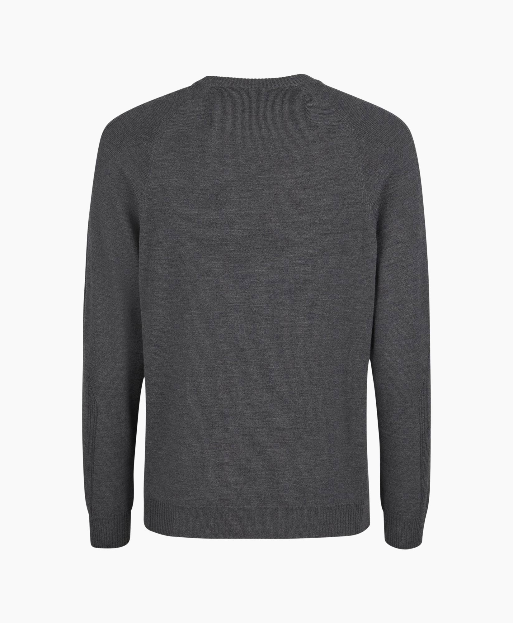 Pullover Whole Round Neck Donker Grijs