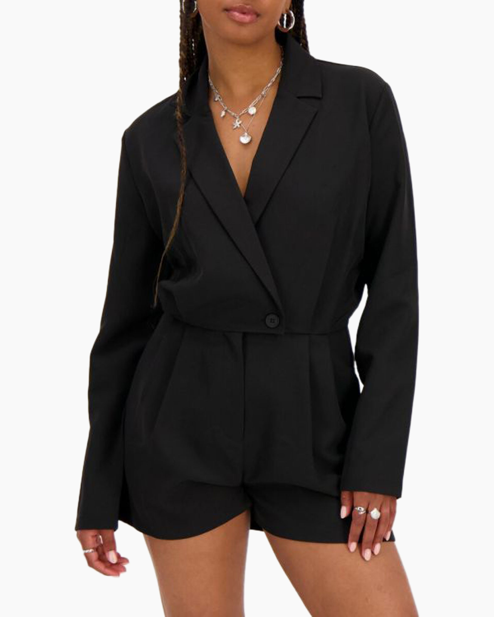Jumpsuit  Mj10955 Zwart