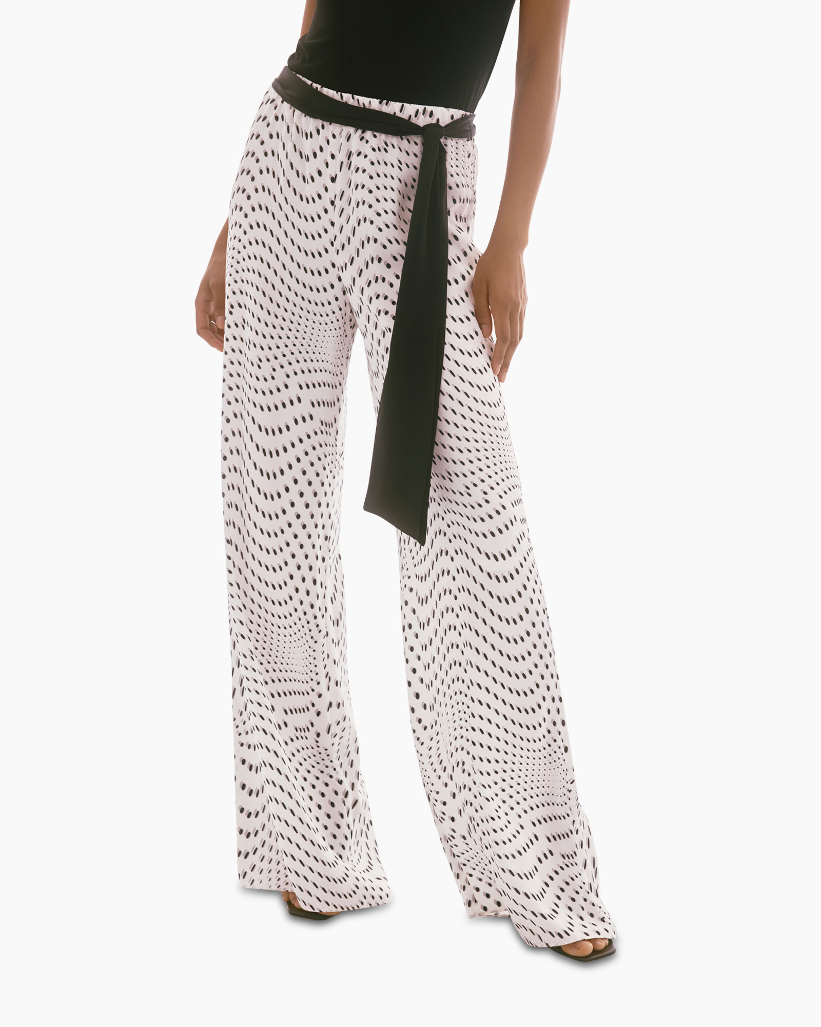 Pantalon Print Vanille