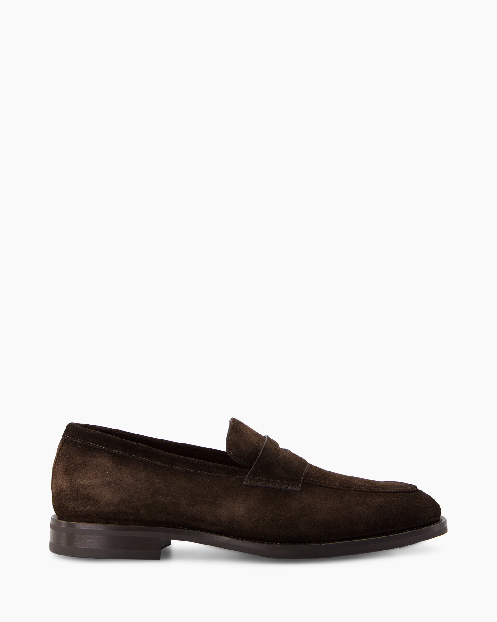 loafers, slip-on, bruin, suede, schoen