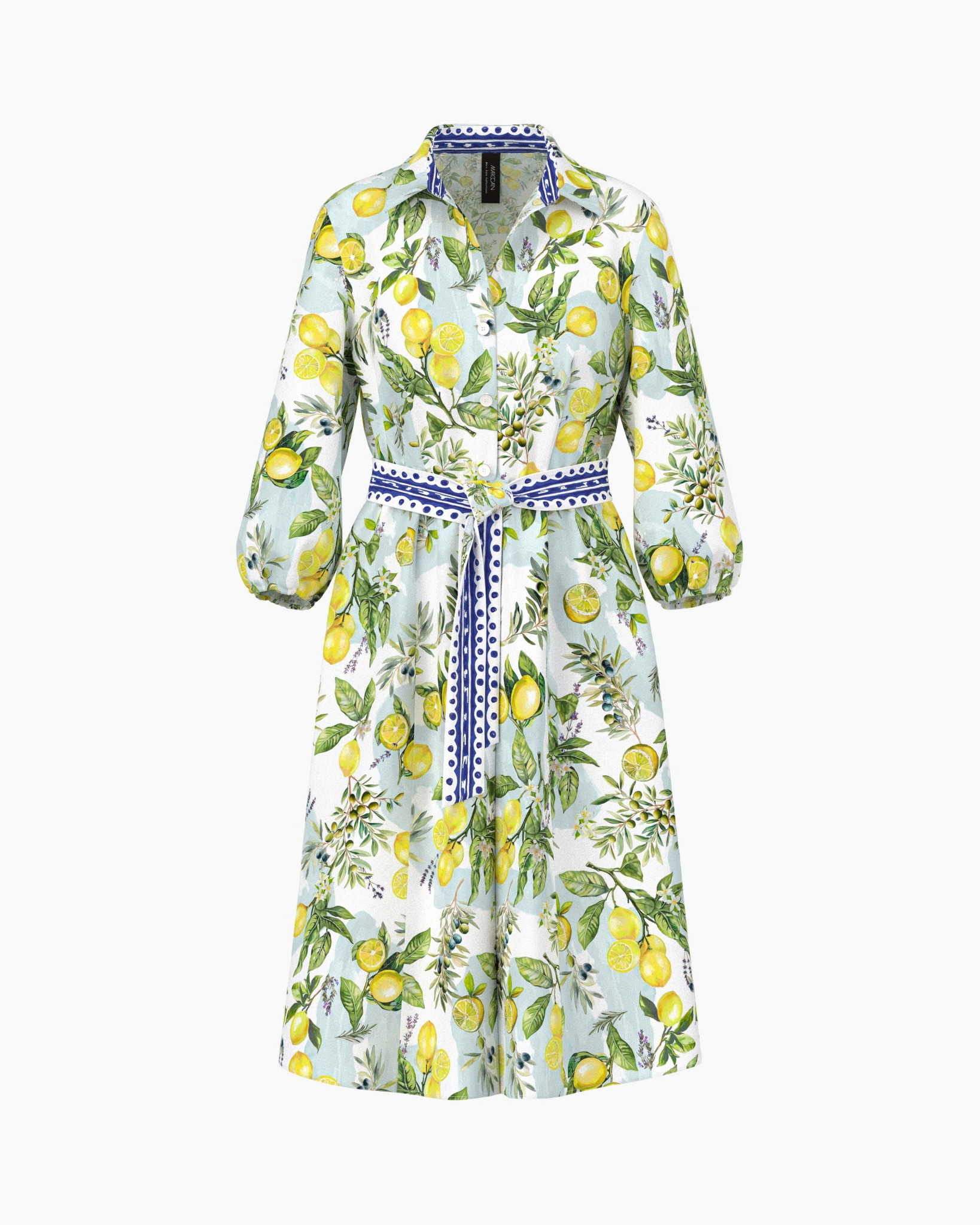 jurk, print, citroen, riem, broek?