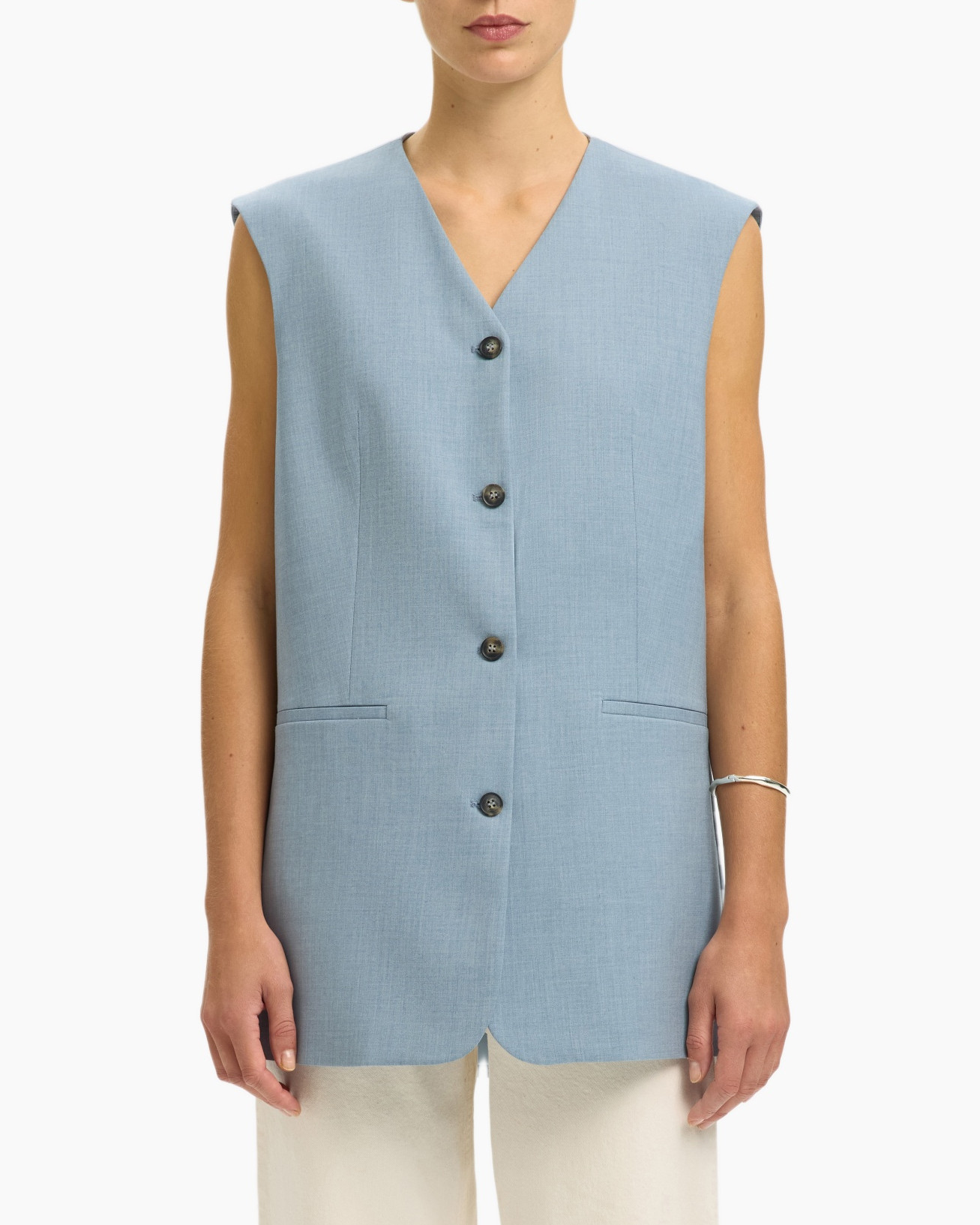 Kleding, Vest, Blazer, Jas, Linnen