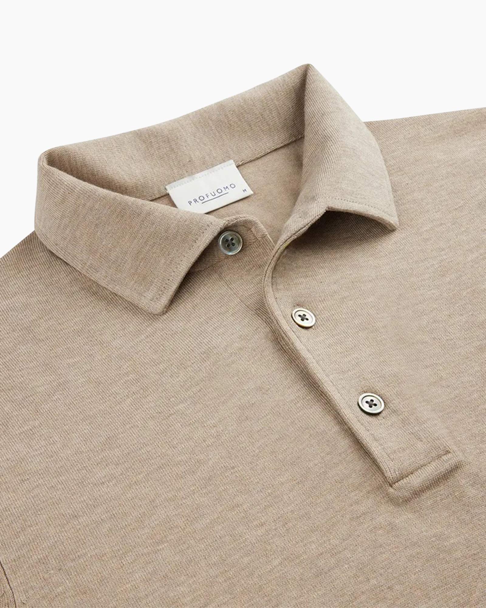 Pullover Polo Onepiece Beige