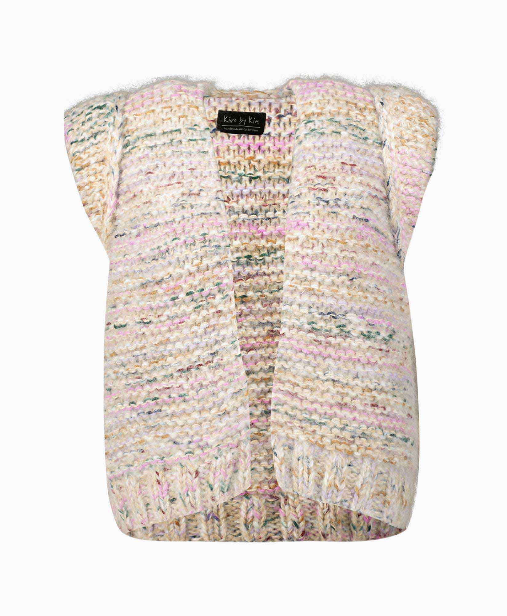 Kiro By Kim Vest Kiro Gilet Cotton Lurex Paars